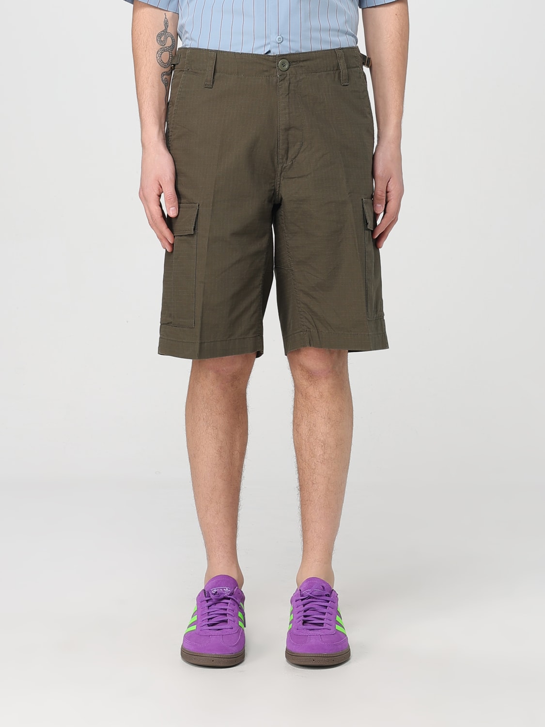 CARHARTT WIP SHORTS: Short men Carhartt Wip, Green - Img 1