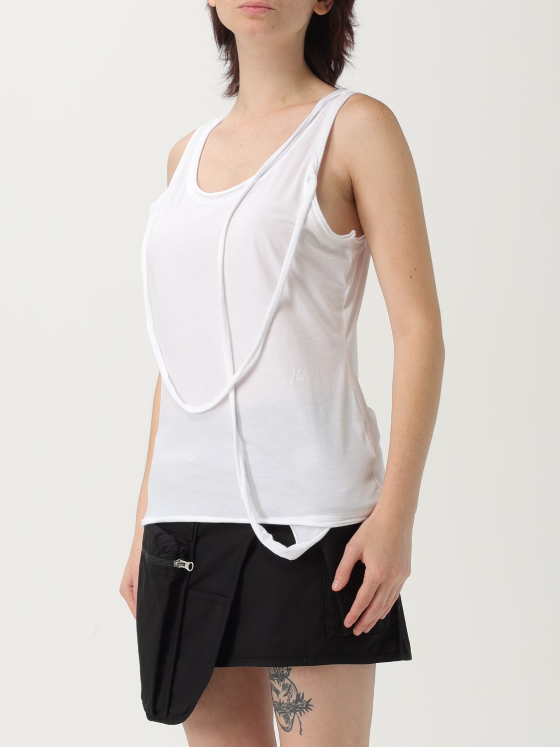 HELMUT LANG TOP: T-shirt woman Helmut Lang, White - Img 4