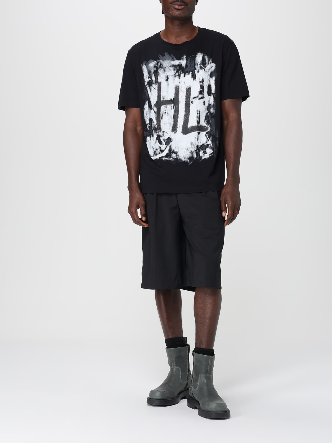 Tシャツ・カットソー HELMUT LANG Men T-shirt Black P02HM511 A05 HELMUT LANG: Sweatshirt men - Black | Helmut Lang t-shirt