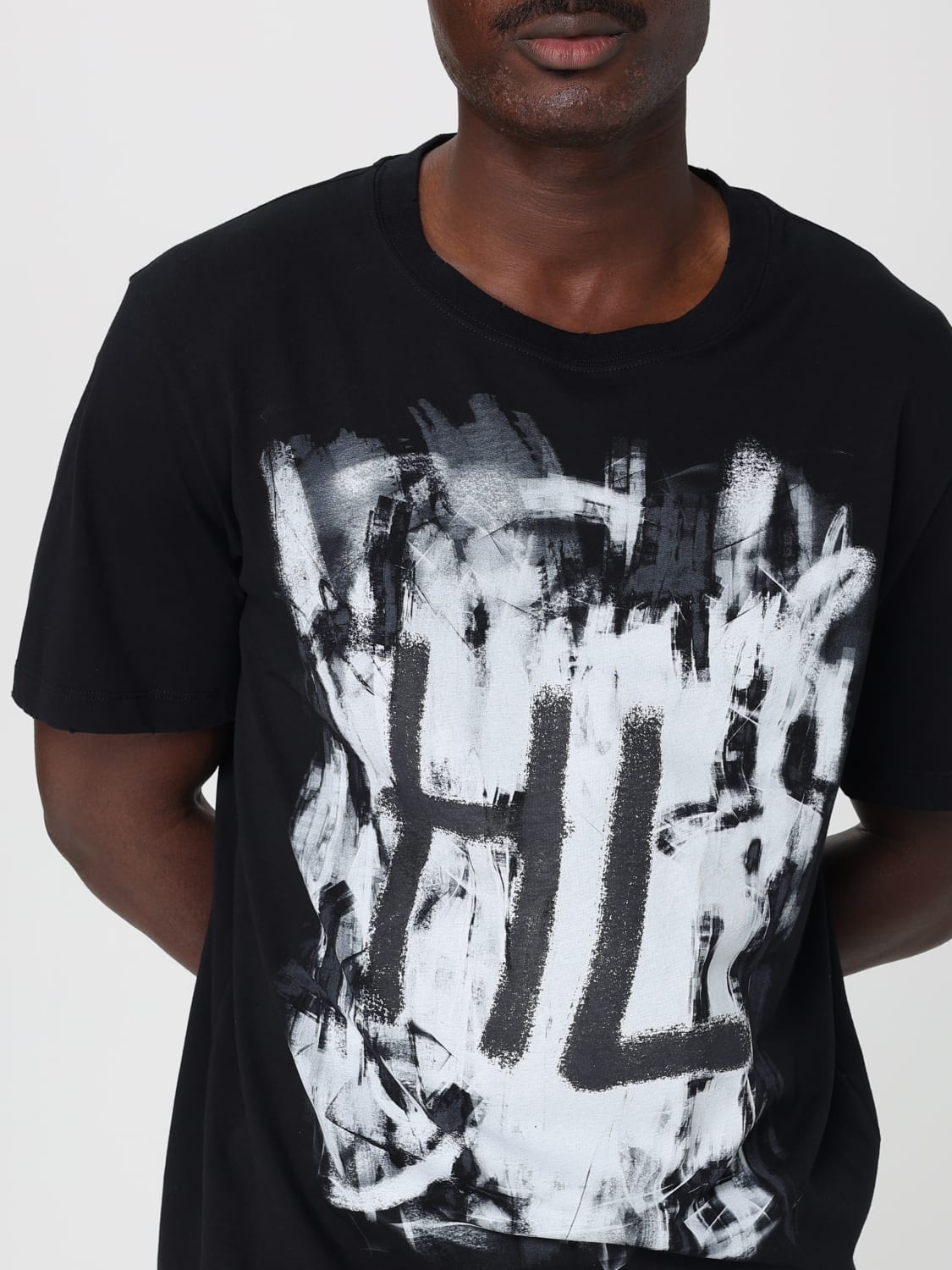 Tシャツ・カットソー HELMUT LANG Men T-shirt Black P02HM511 A05 HELMUT LANG: Sweatshirt men - Black | Helmut Lang t-shirt