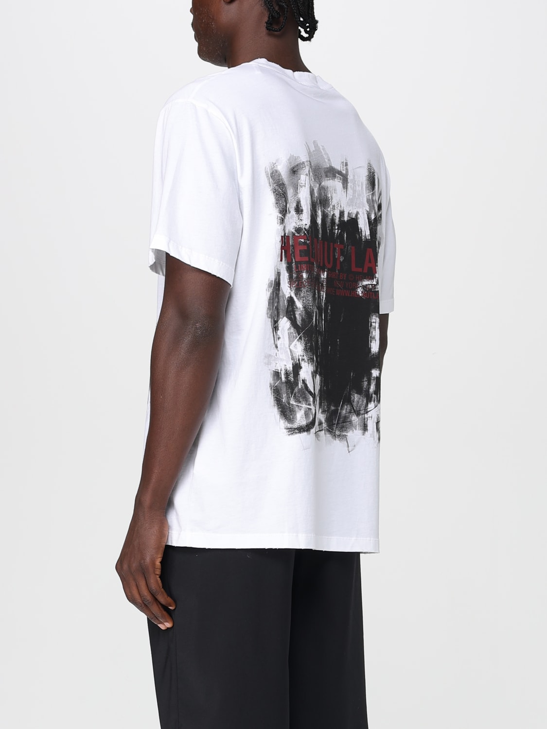 HELMUT LANG T-SHIRT: Sweatshirt men Helmut Lang, White - Img 3