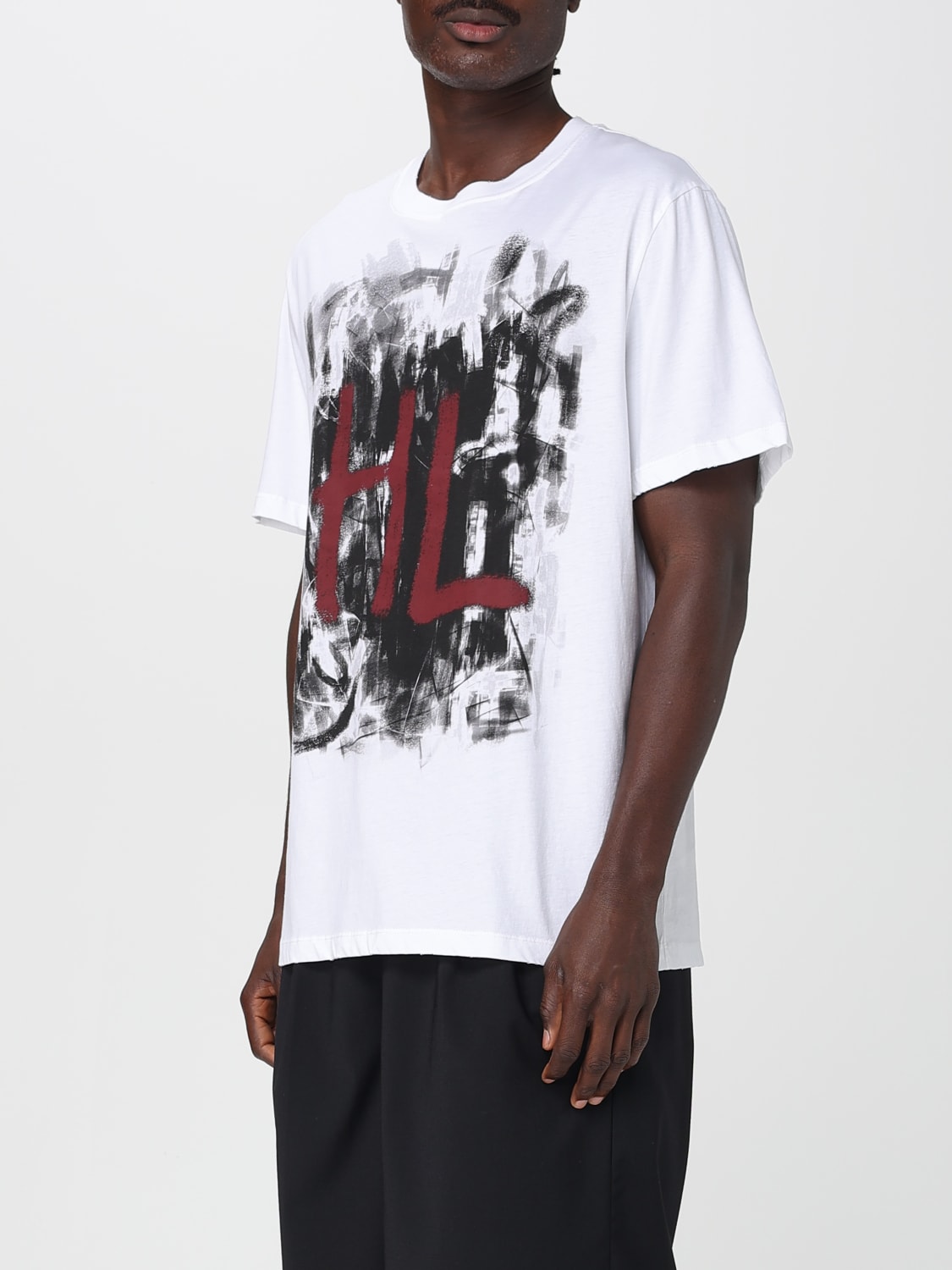 HELMUT LANG T-SHIRT: Sweatshirt men Helmut Lang, White - Img 4