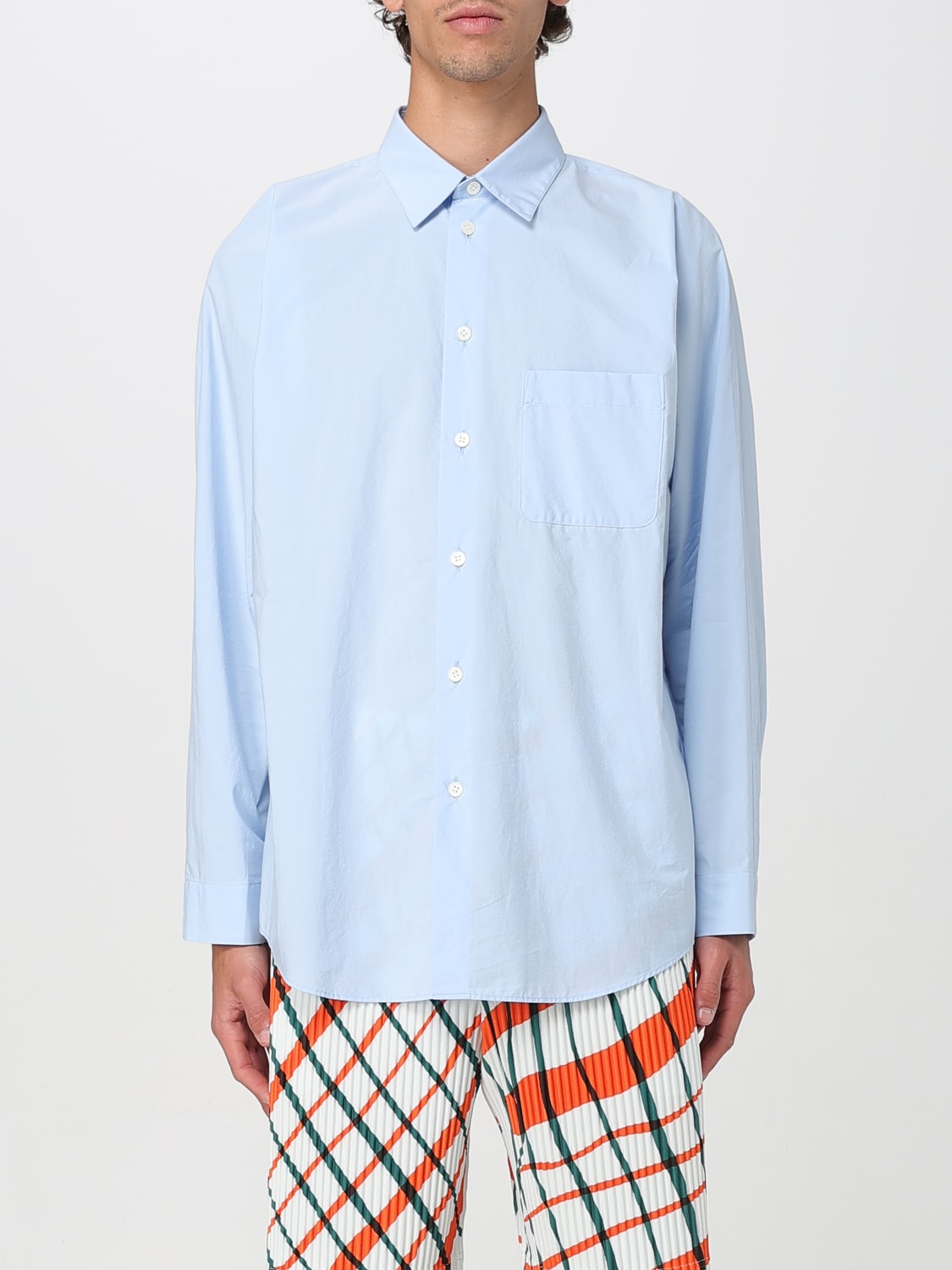 HOMME PLISSE' ISSEY MIYAKE SHIRT: Shirt men Homme Plisse' Issey Miyake, Blue - Img 1