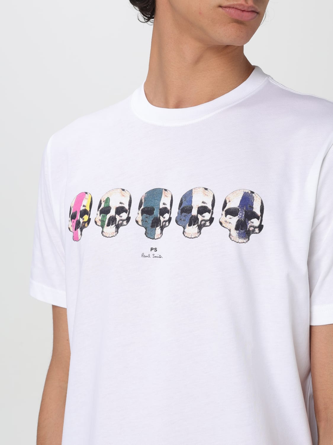 Tシャツ・カットソー PAUL SMITH Men T-shirt White M2R011RPP5129 01 PAUL SMITH: T-shirt men - White | Paul Smith t-shirt