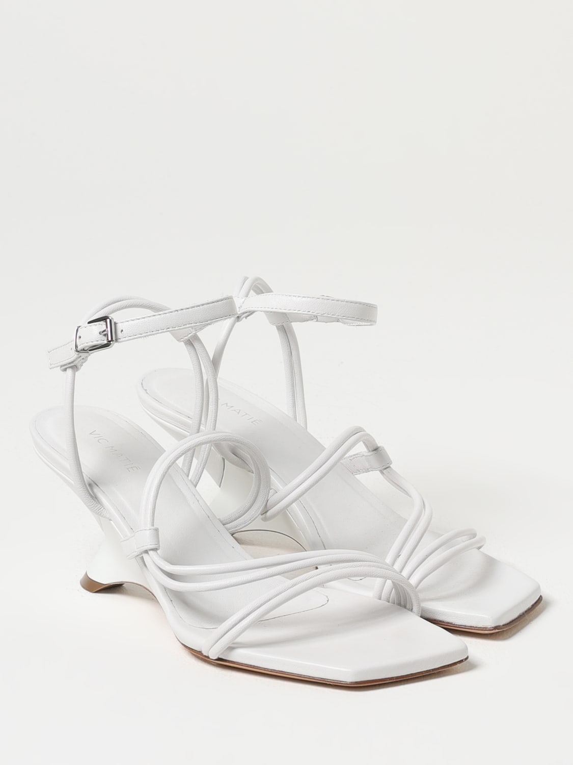 シューズ・サンダルその他 VIC MATIE Woman Heeled sandals White 1G3300DE14G200 102 VIC MATIÉ: Heeled sandals woman - White | Vic Matié heeled