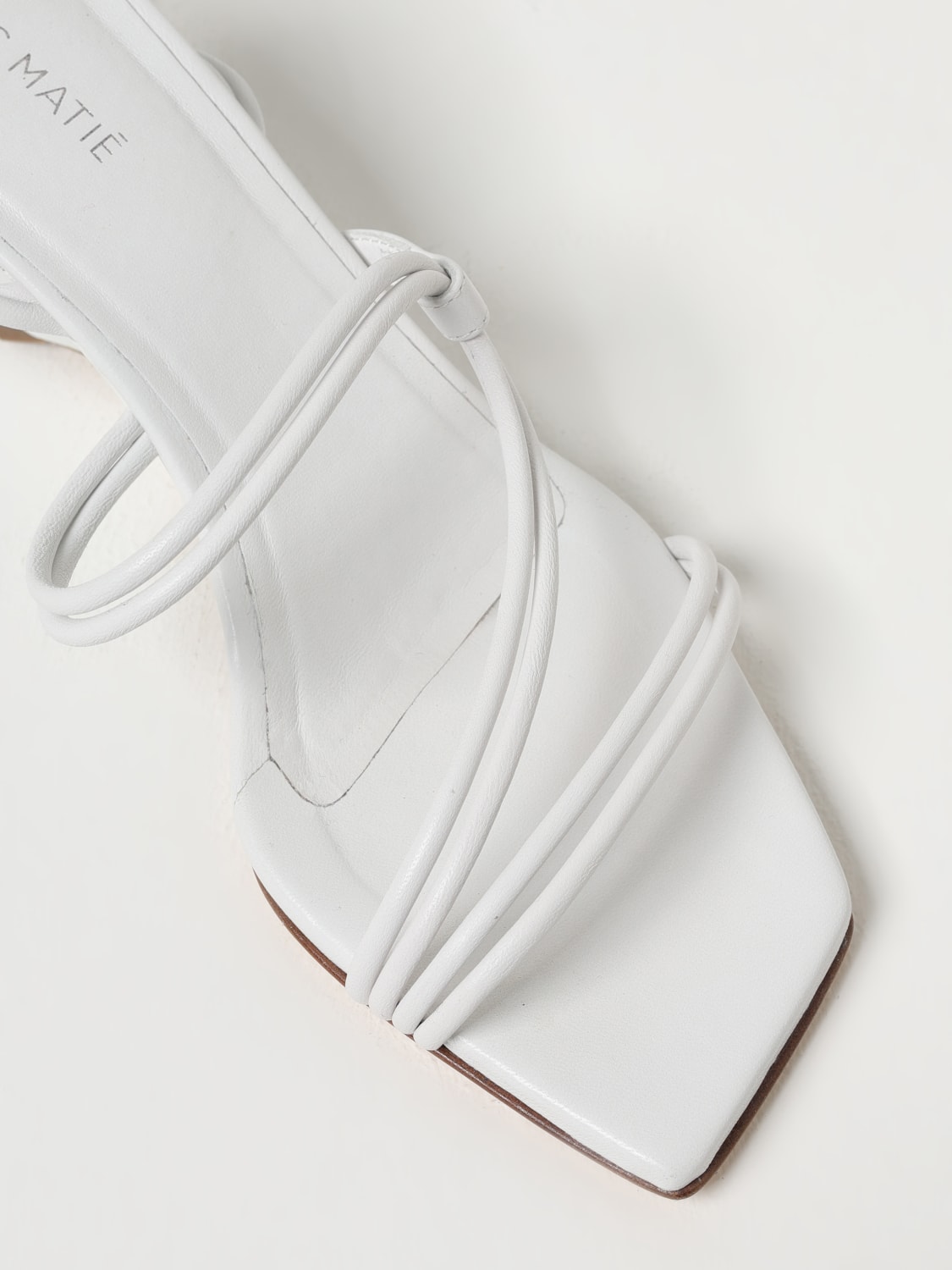 VIC MATIÉ: Heeled sandals woman - White | Vic Matié heeled
