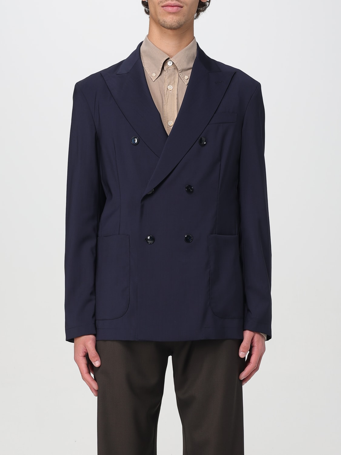 BARENA JACKET: Jacket men Barena, Navy - Img 1