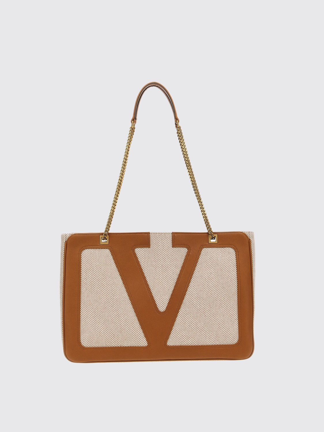 VALENTINO GARAVANI SHOULDER BAG: Shoulder bag woman Valentino Garavani, Natural - Img 1