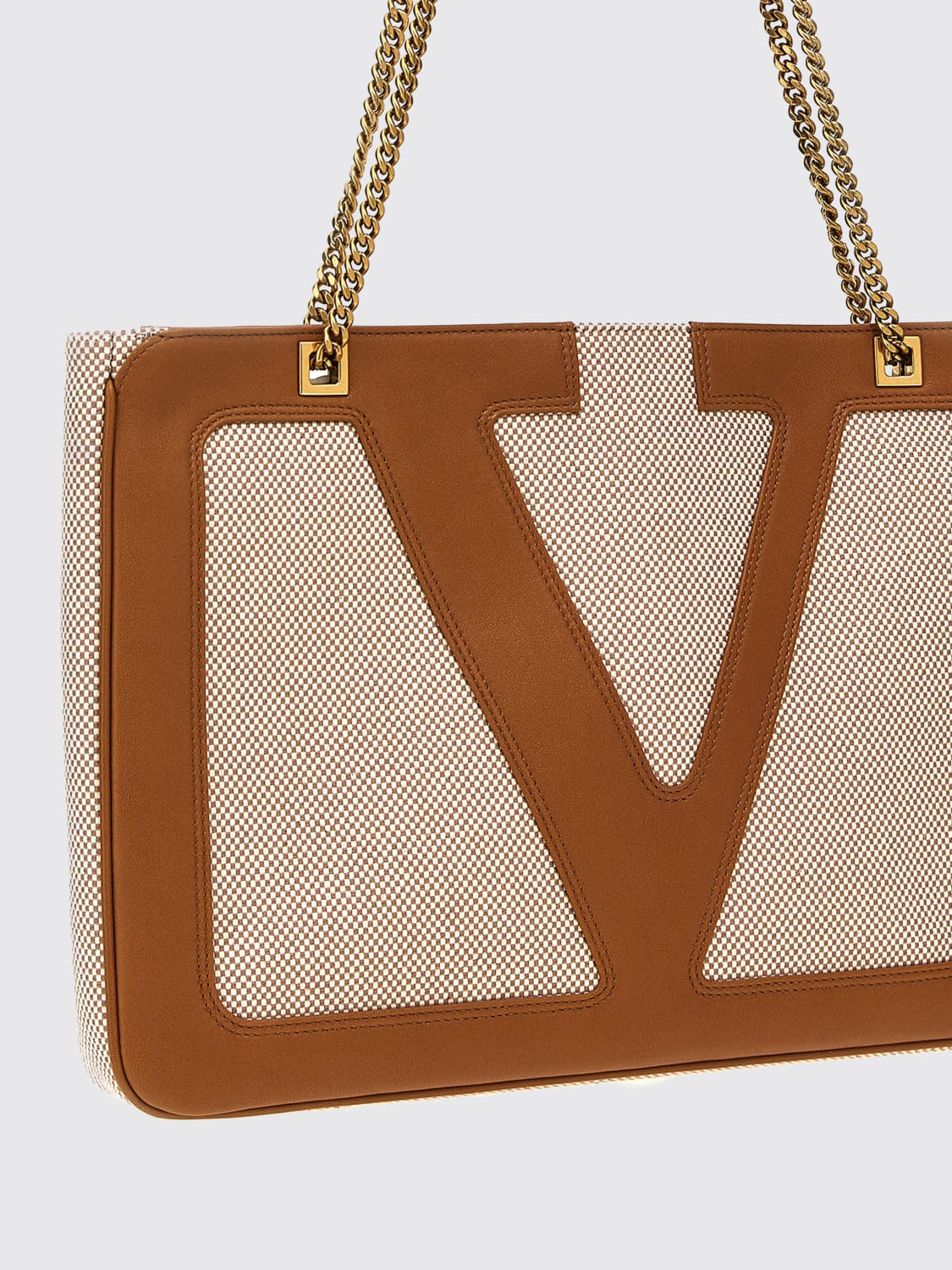 VALENTINO GARAVANI SHOULDER BAG: Shoulder bag woman Valentino Garavani, Natural - Img 3