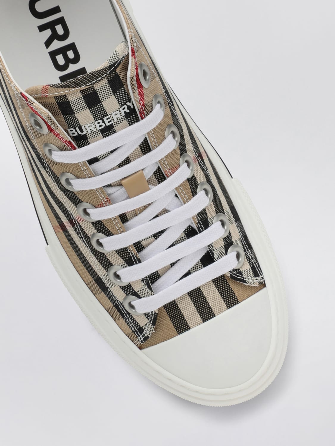 スニーカー BURBERRY Woman Sneakers Beige 8050506 BURBERRY: Sneakers woman - Beige | Burberry sneakers 8050506