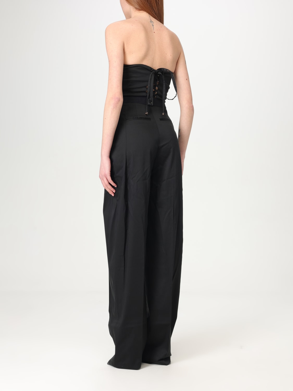 ELISABETTA FRANCHI JUMPSUIT: Elisabetta Franchi women's jumpsuit, Black - Img 2