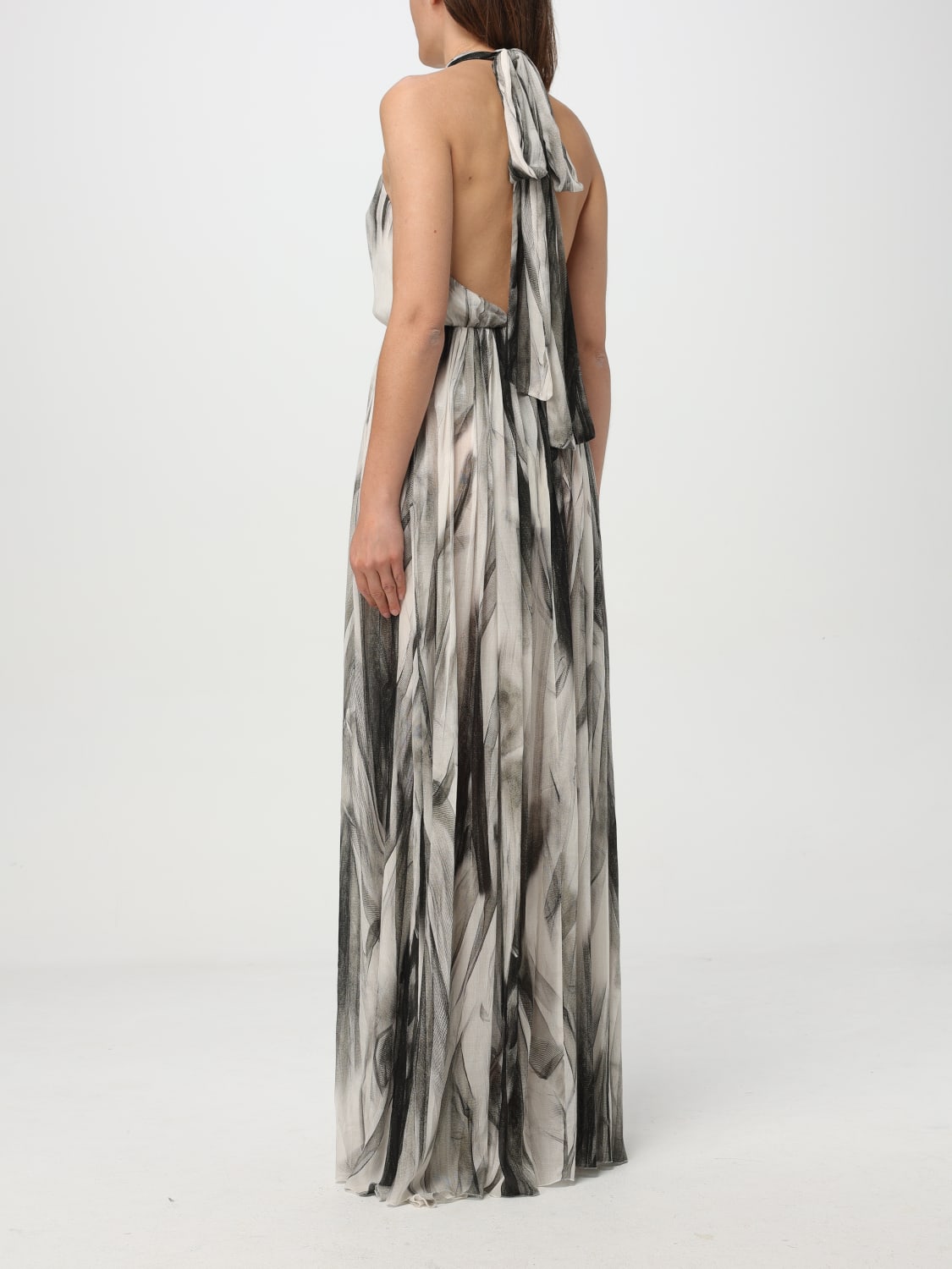 ワンピース ELISABETTA FRANCHI Woman Dress Water AB538 BV9 ELISABETTA FRANCHI: Dress woman - Cream | Elisabetta Franchi