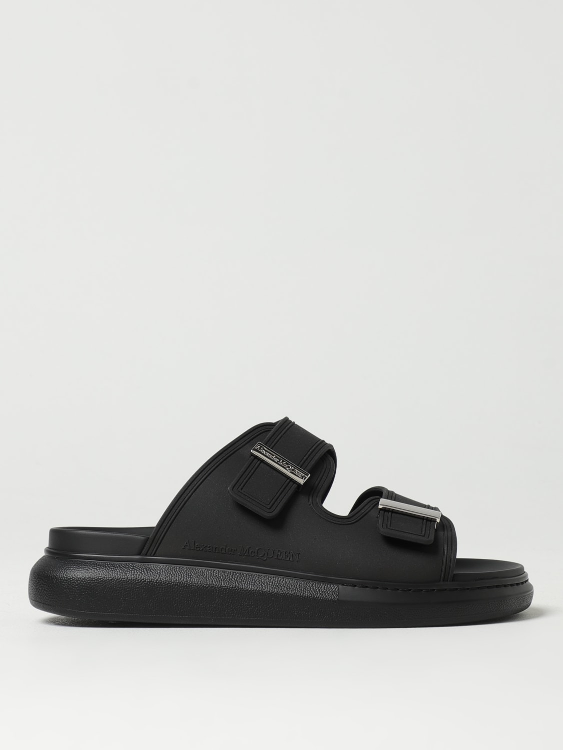 サンダル ALEXANDER MCQUEEN Men Sandals Black 663563W4Z51 ALEXANDER MCQUEEN: Sandals men - Black | Alexander McQueen