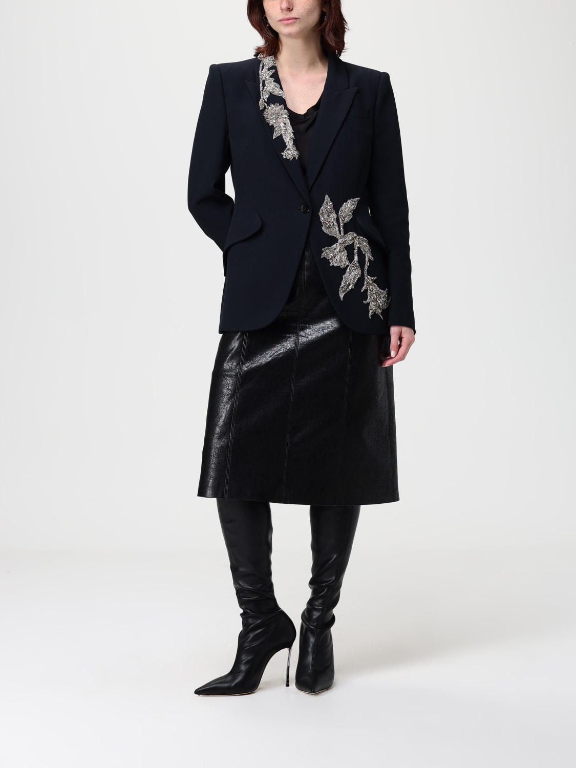 MCQUEEN JACKET: Blazer woman McQueen, Black - Img 2