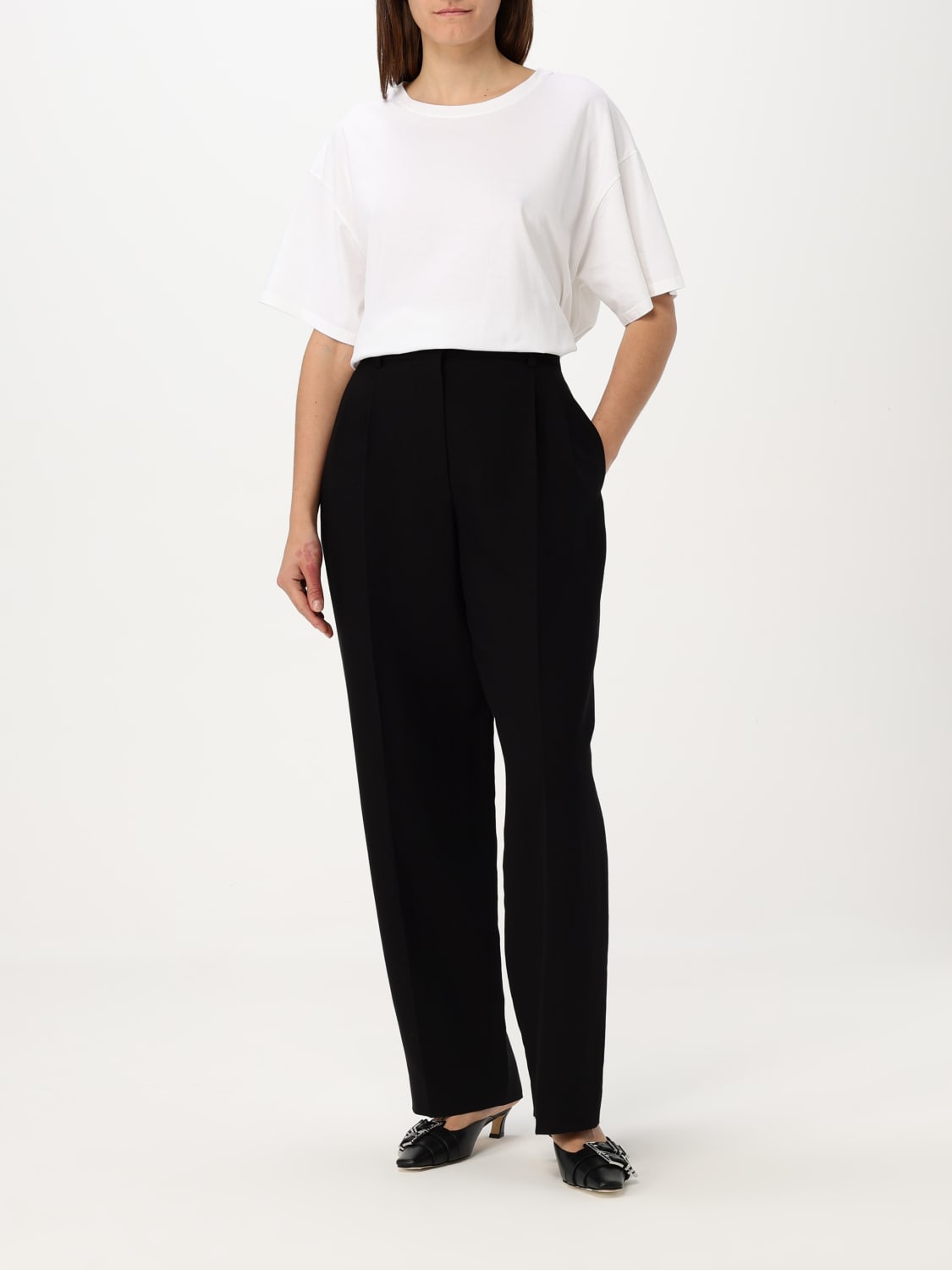 THE ROW T-SHIRT: T-shirt femme The Row, Blanc - Img 2