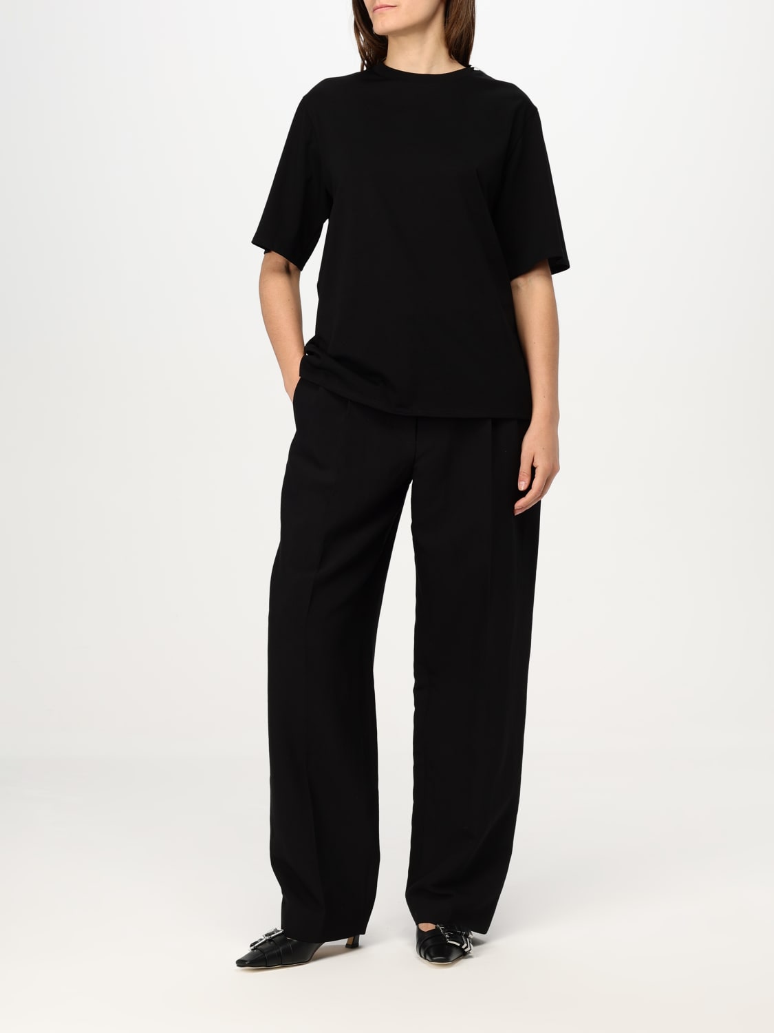 THE ROW T-SHIRT: T-shirt woman The Row, Black - Img 2