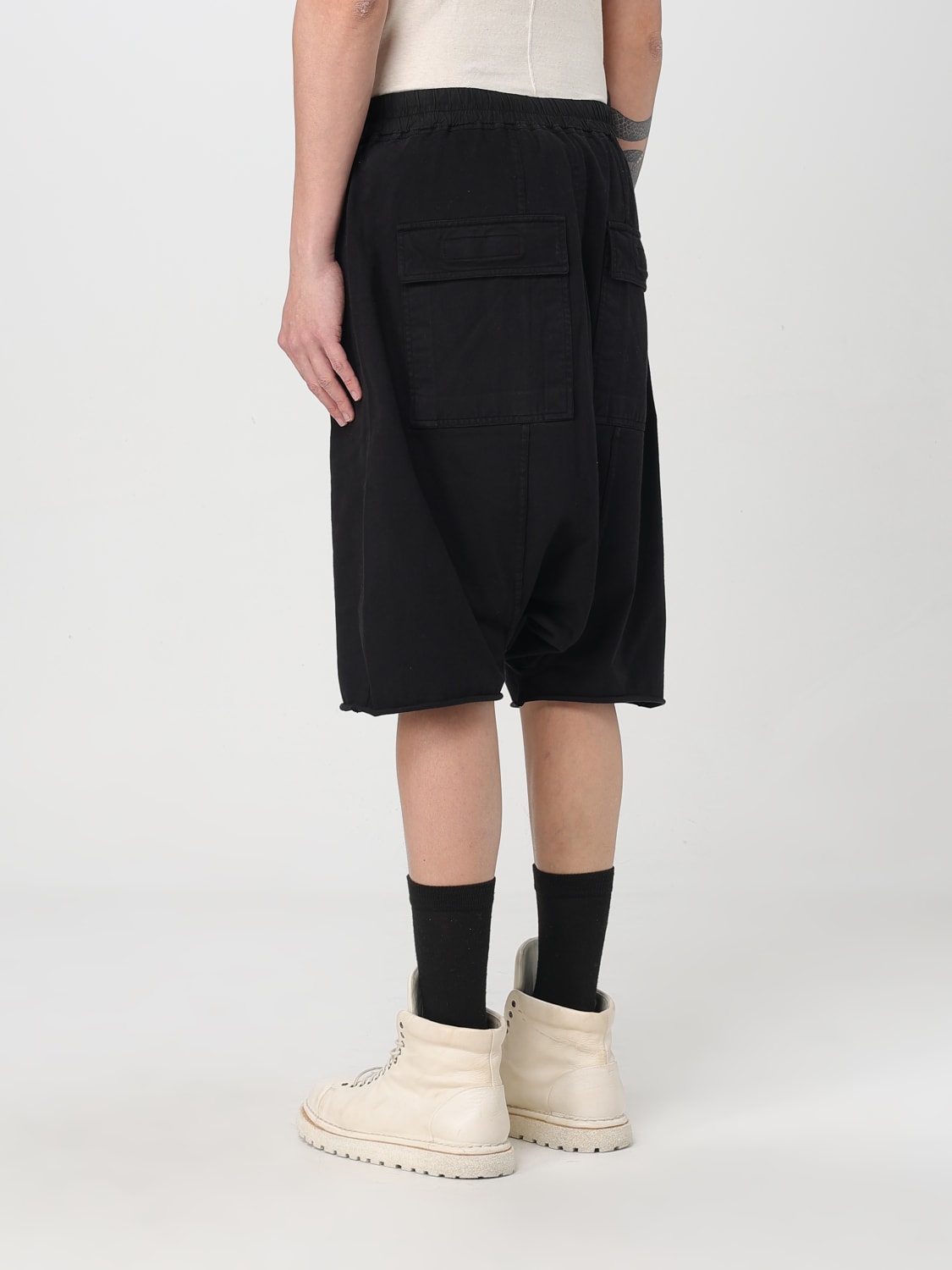 RICK OWENS DRKSHDW：ショートパンツ メンズ - ブラック