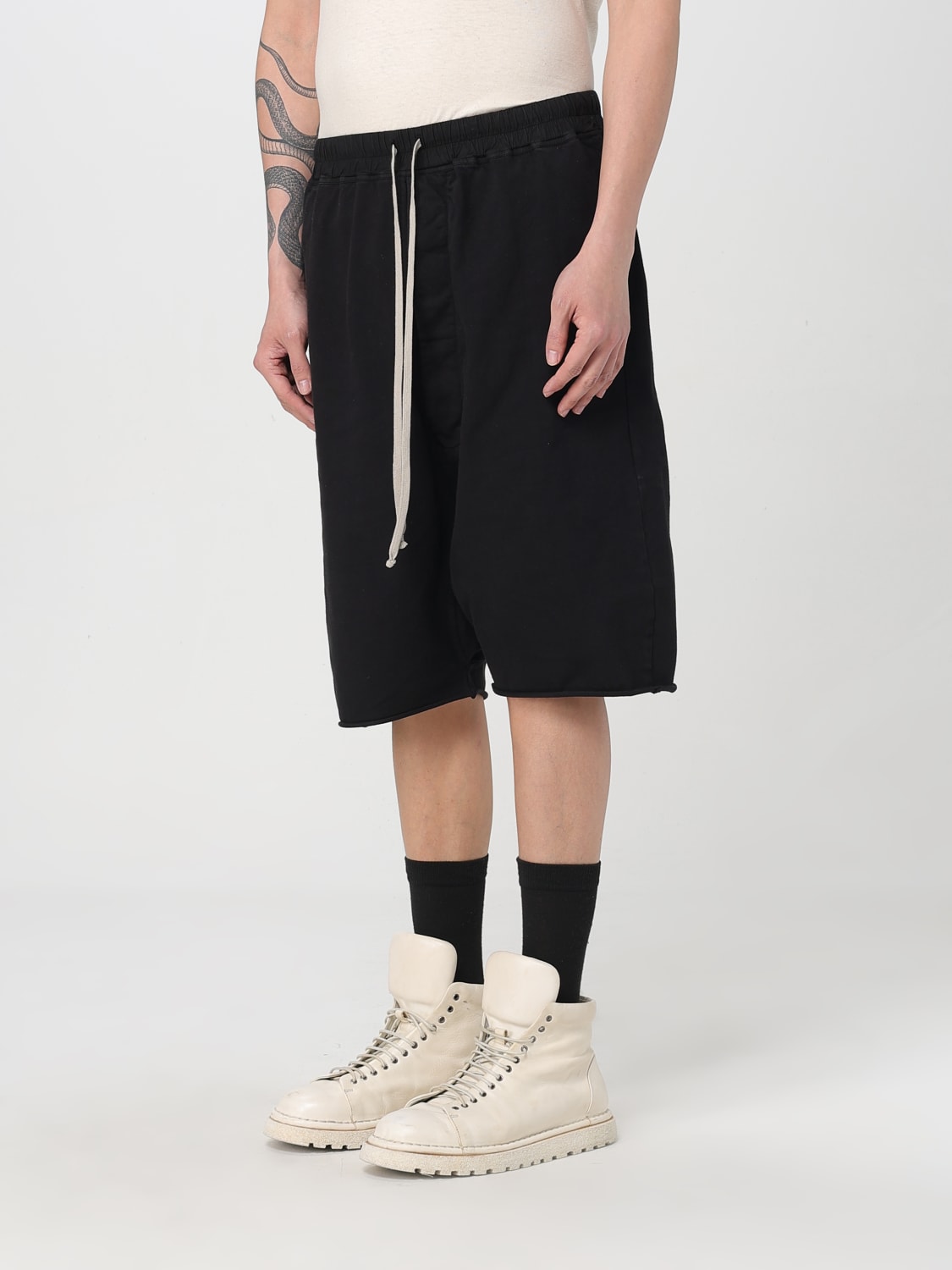 RICK OWENS DRKSHDW：ショートパンツ メンズ - ブラック