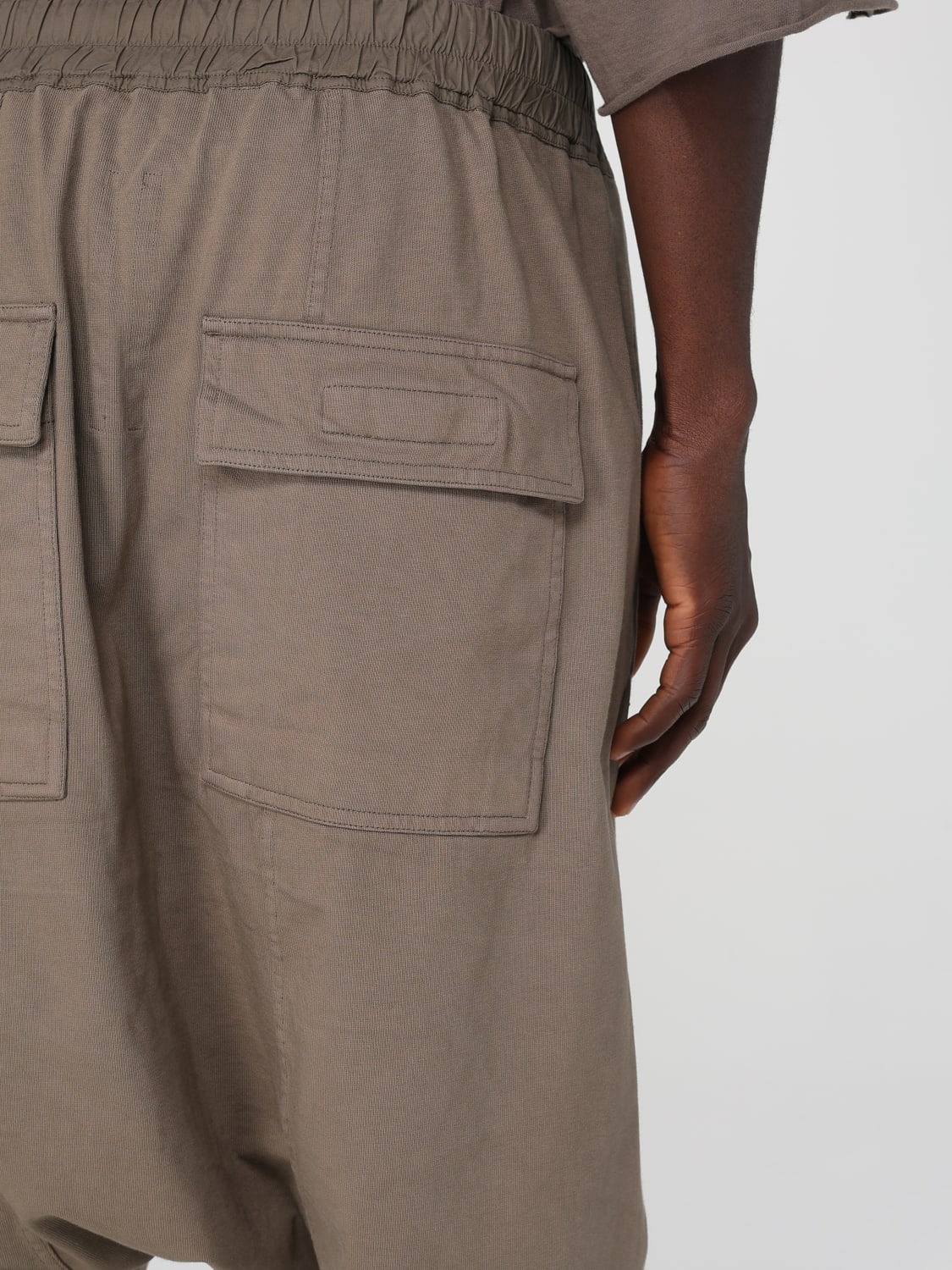 RICK OWENS DRKSHDW PANTALONCINO: Pantaloncino Rick Owens Drkshdw in cotone , Marrone - Img 5
