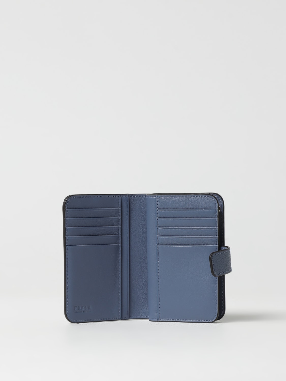 FURLA WALLET: Wallet woman Furla, Blue - Img 2
