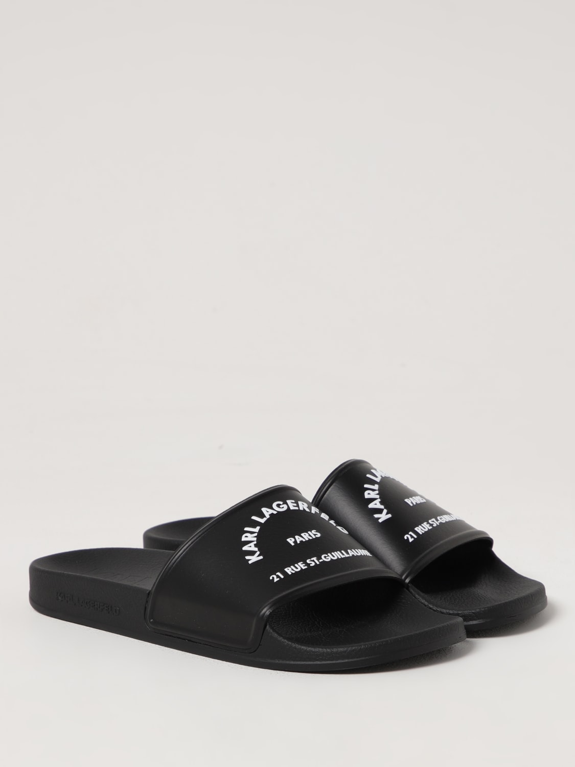 KARL LAGERFELD SANDALS: Sandals men Karl Lagerfeld, Black - Img 2