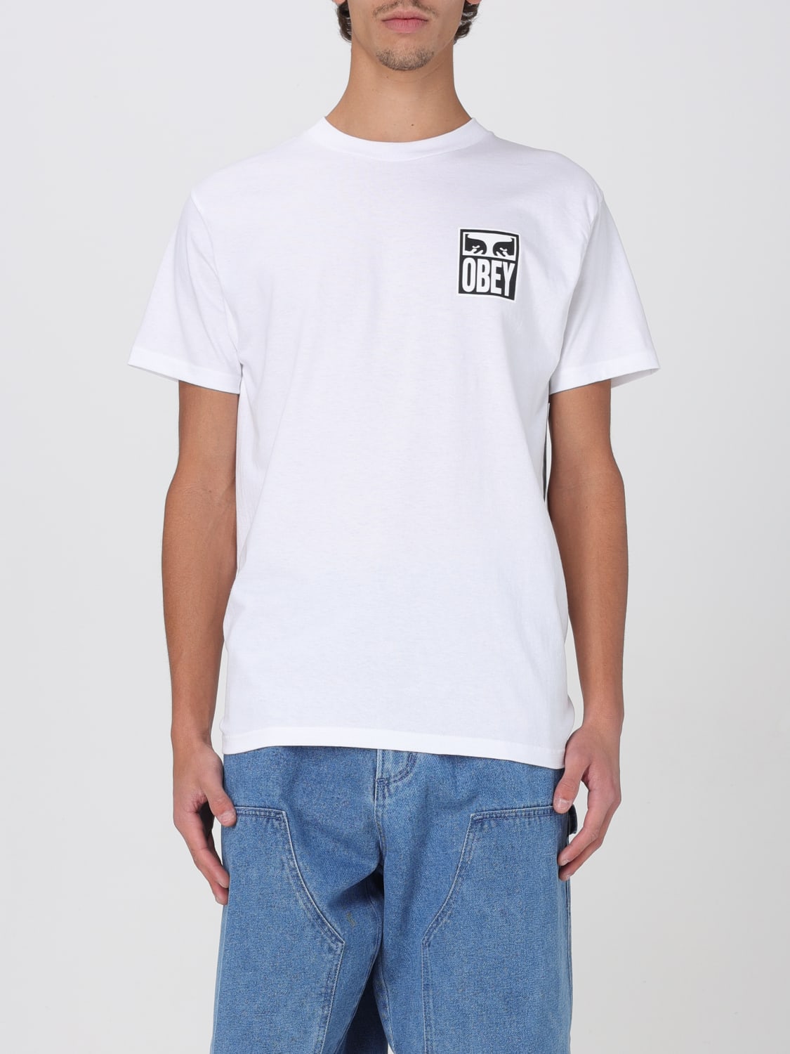 OBEY T-SHIRT: T-shirt herren Obey, Weiß - Img 1