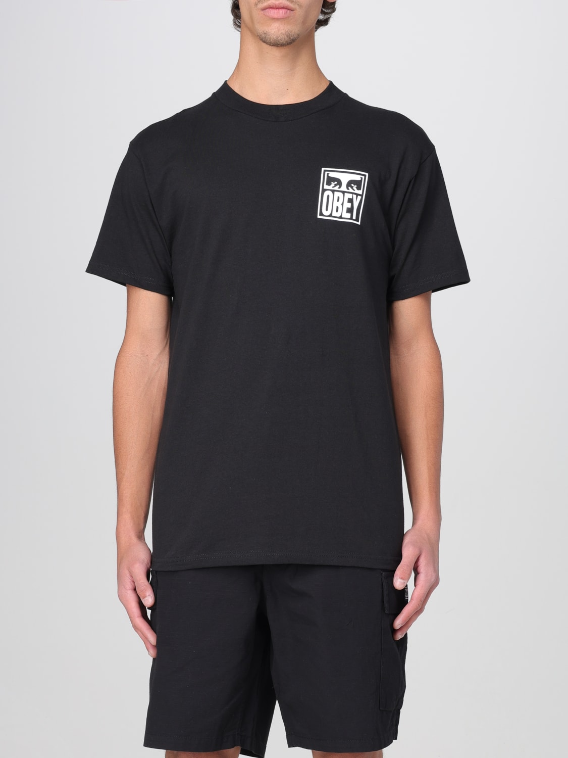 OBEY T-SHIRT: T-shirt men Obey, Black - Img 1