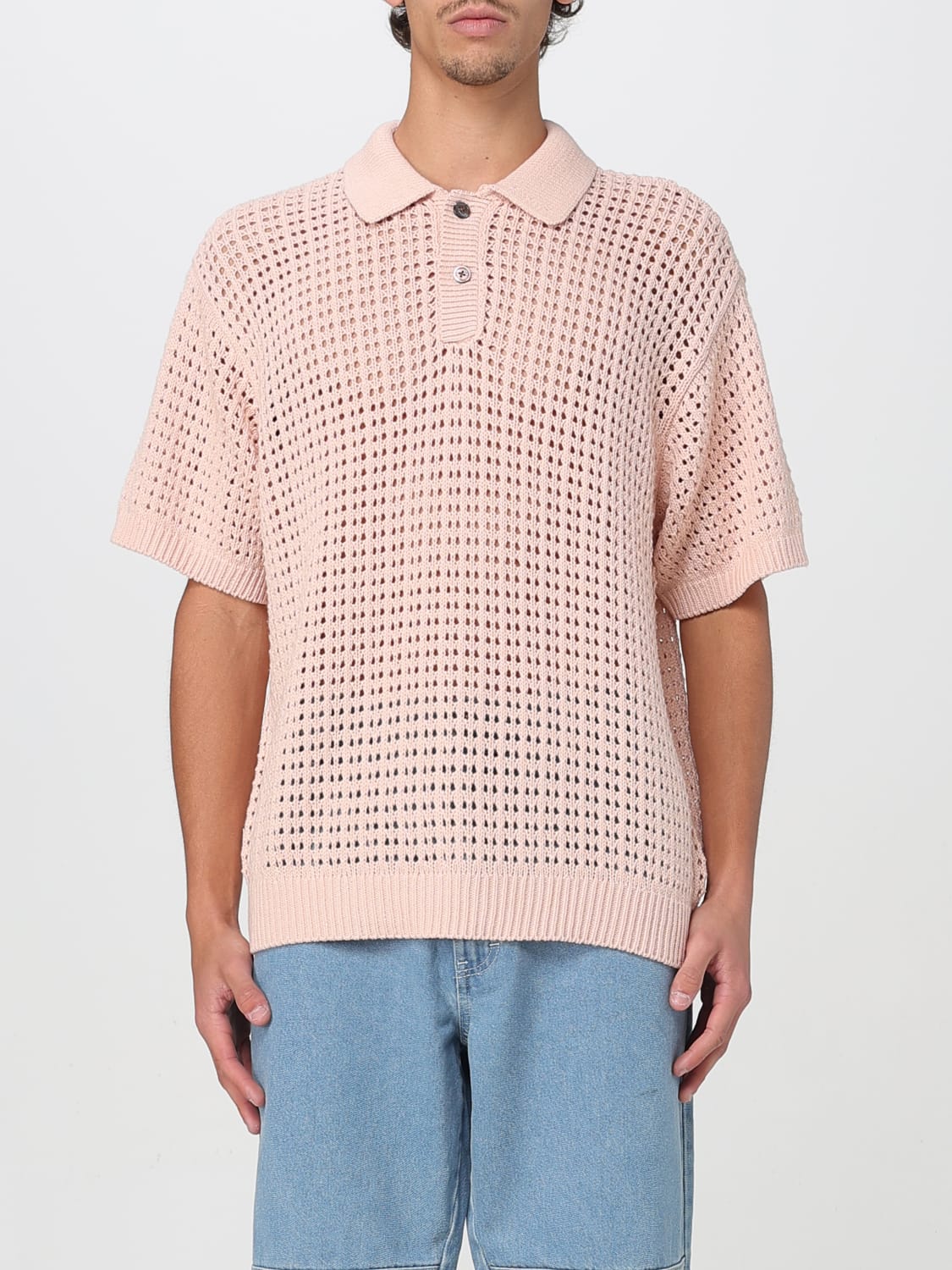 OBEY POLO: Polo homme Obey, Rose - Img 1