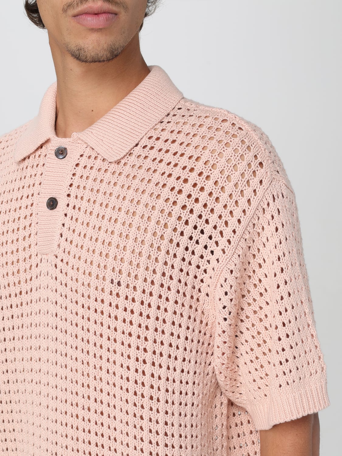 OBEY POLO: Polo homme Obey, Rose - Img 3