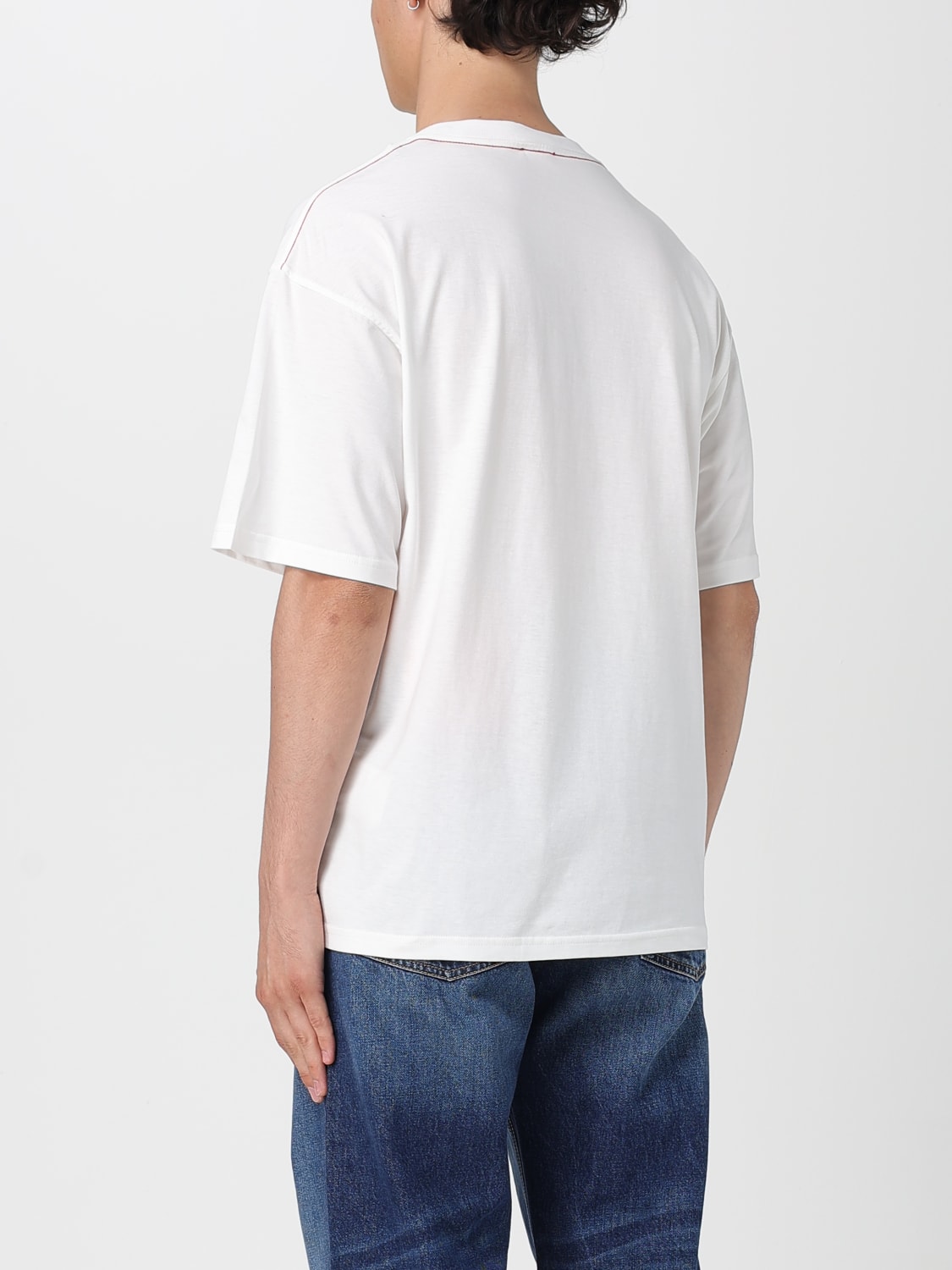 Tシャツ・カットソー DIESEL Men T-shirt White A180280PLAT 141 DIESEL: T-shirt men - White | Diesel t-shirt A180280PLAT
