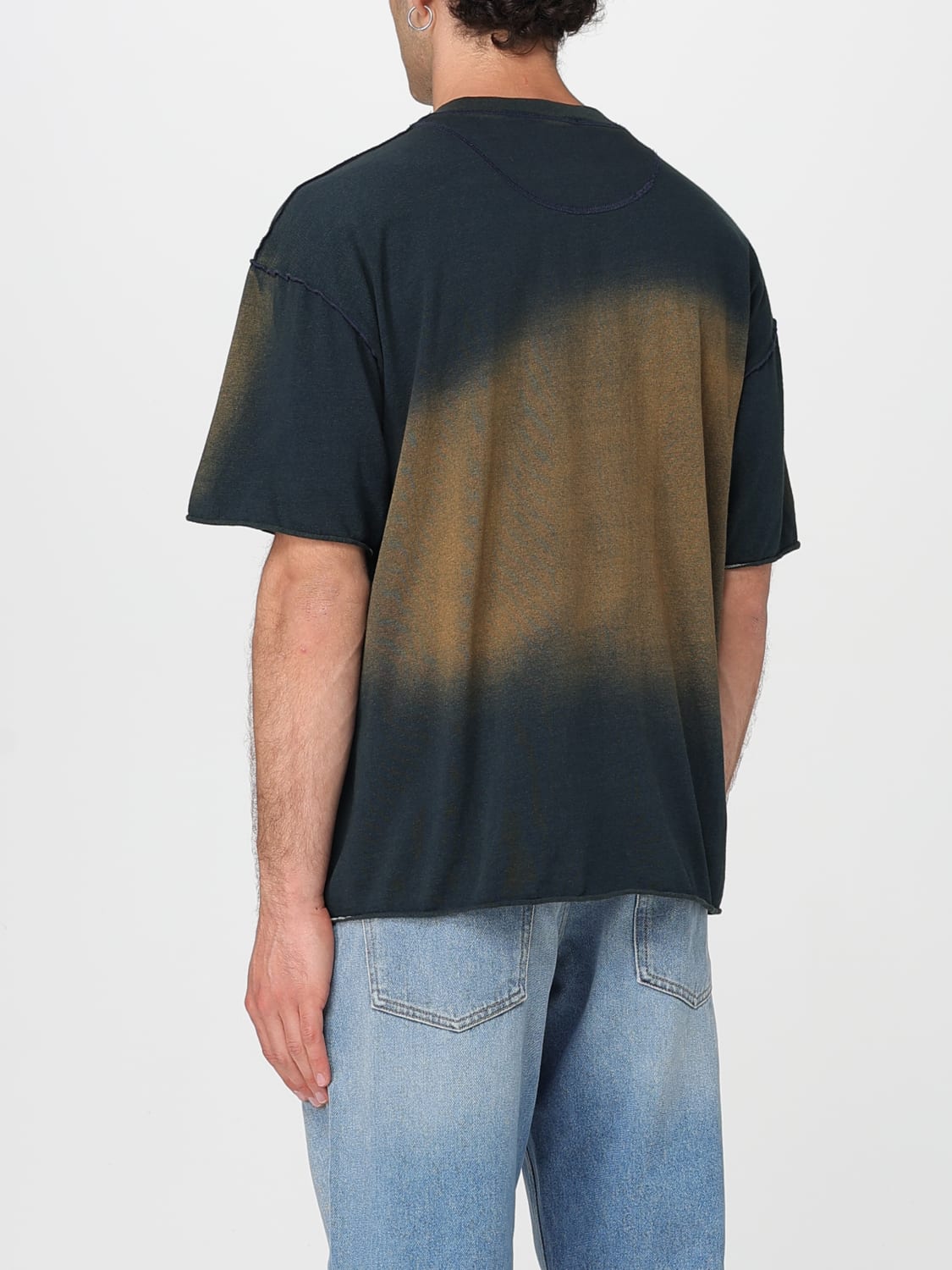 Tシャツ・カットソー DIESEL Men T-shirt Gold A161110PKAG 7FC DIESEL: T-shirt men - Gold | Diesel t-shirt A161110PKAG