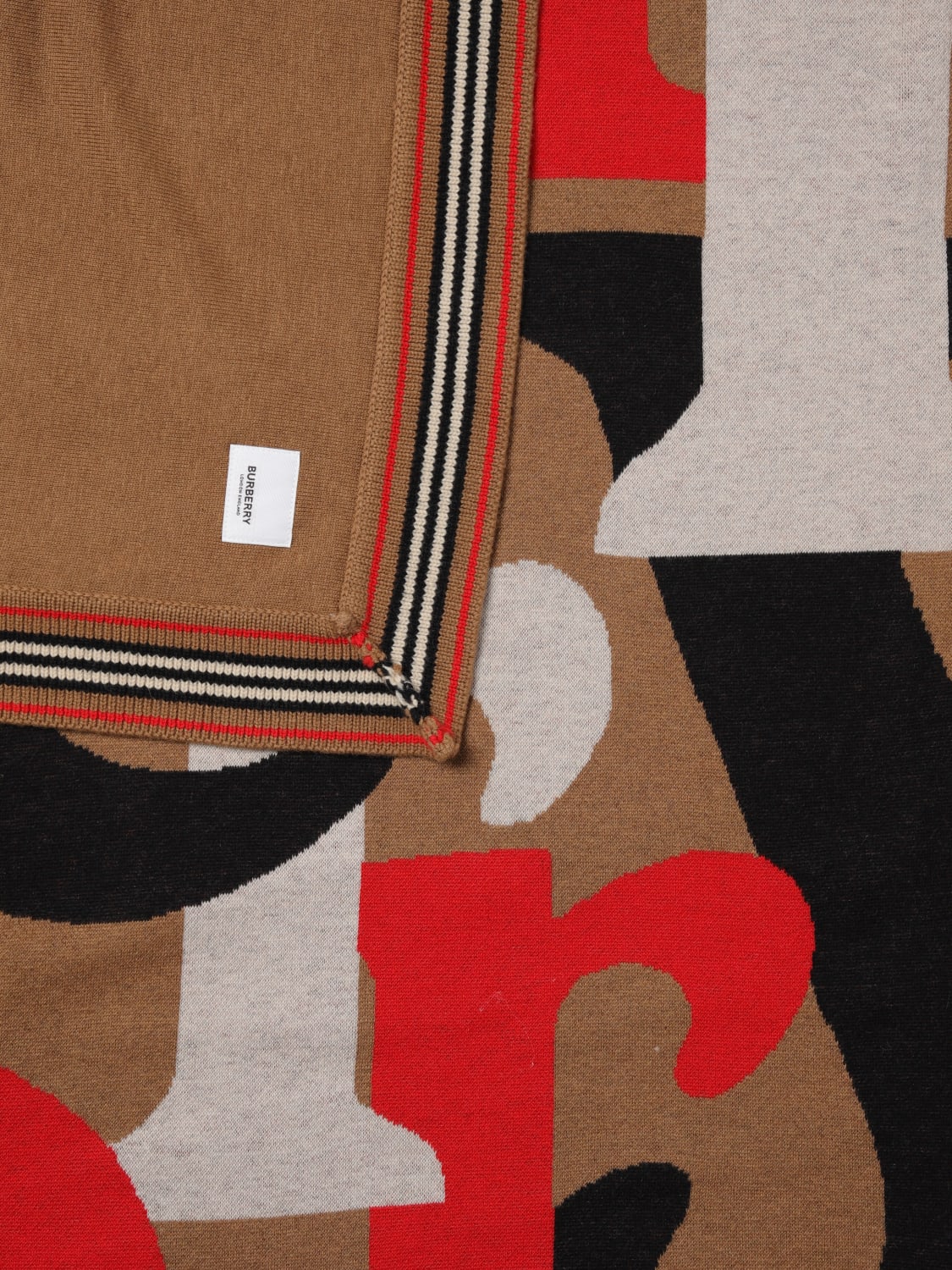BURBERRY BLANKET: Blanket kids Burberry, Beige - Img 3