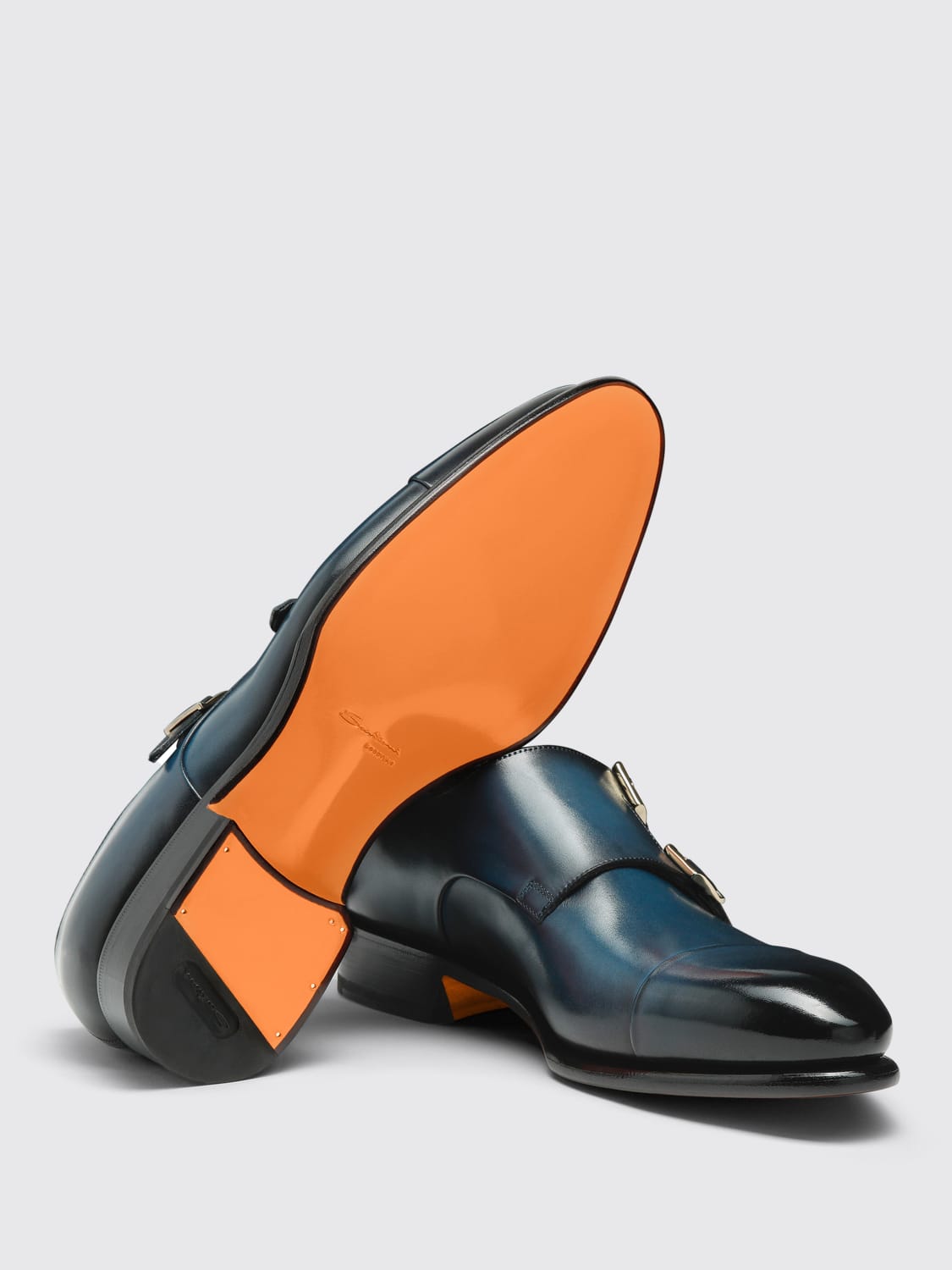 SANTONI BROGUE SHOES: Shoes men Santoni, Blue - Img 3