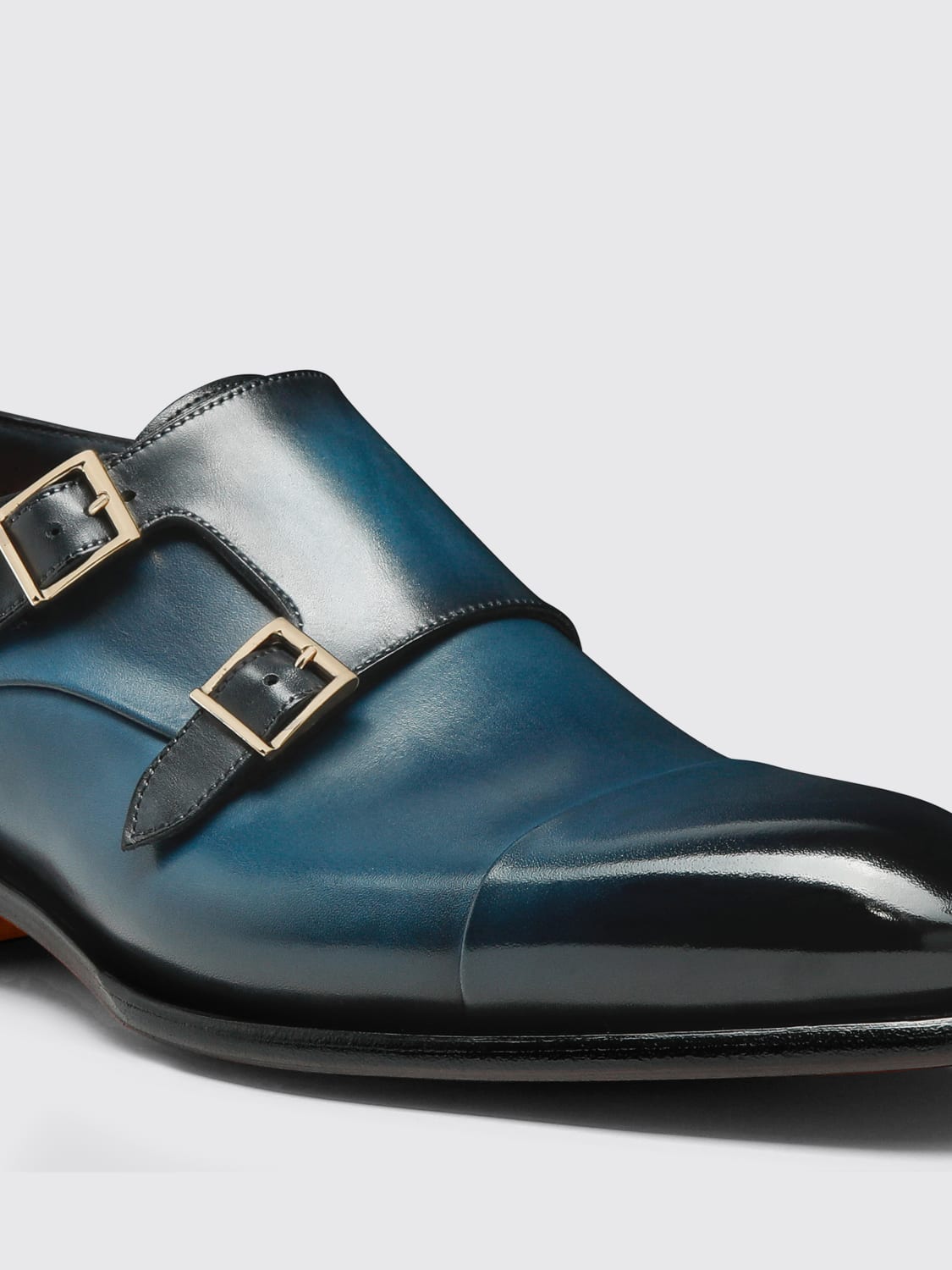 SANTONI BROGUE SHOES: Shoes men Santoni, Blue - Img 5