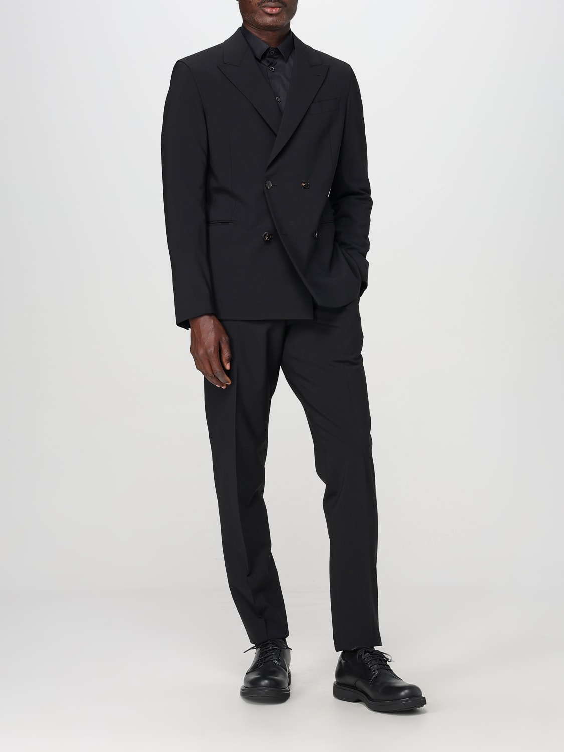 EMPORIO ARMANI ANZUG: Anzug herren Emporio Armani, Schwarz - Img 2