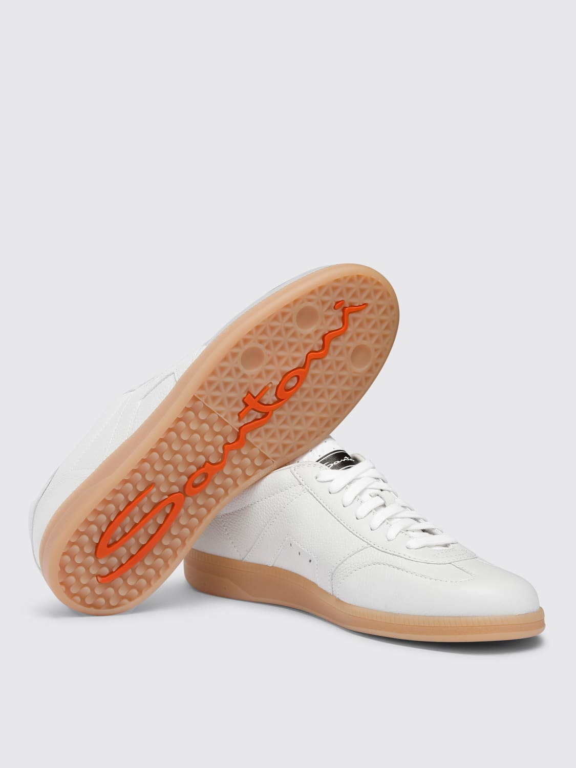 スニーカー SANTONI Men Sneakers White MBPL21975FARTHCB I55 SANTONI: Sneakers men - White | Santoni sneakers