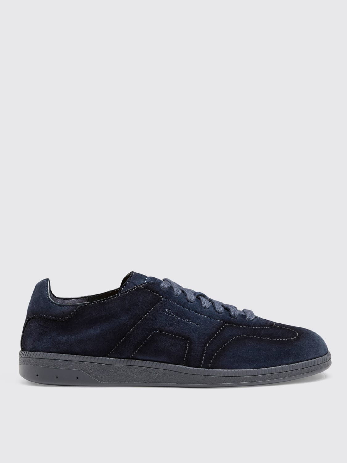 SANTONI SNEAKERS: Sneakers men Santoni, Blue - Img 1