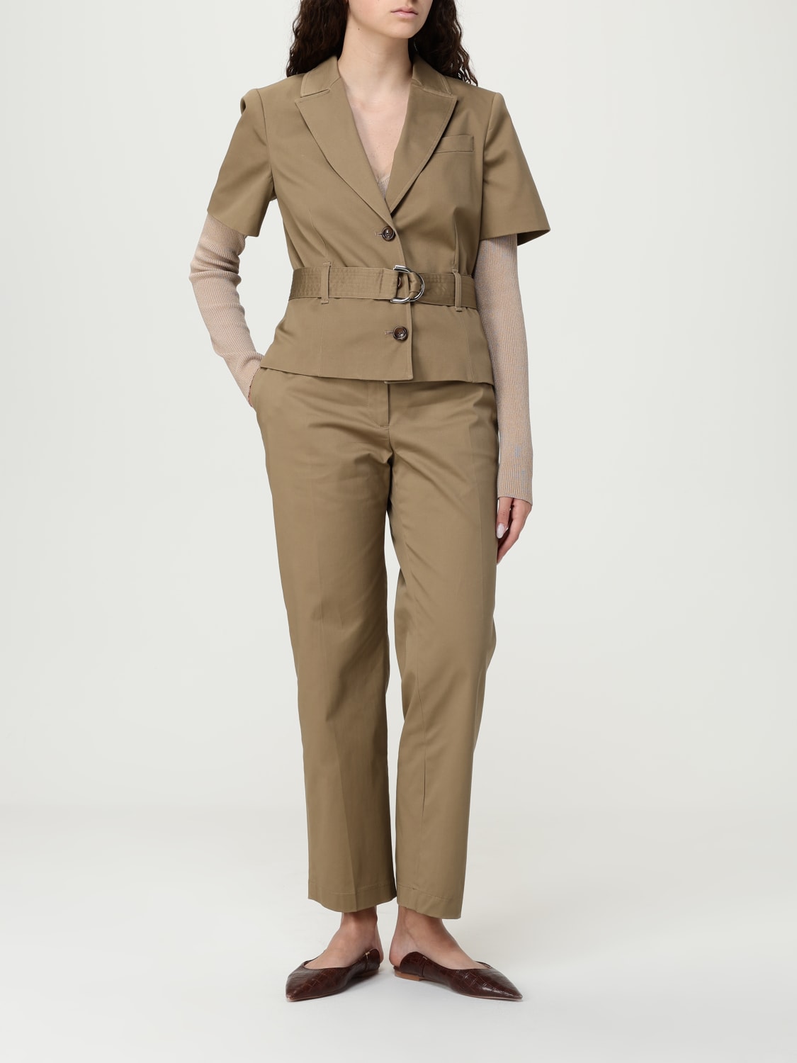 パンツ LIU JO Women Straight Pants CA5343T4691 X0662 Green LIU JO: Pants woman - Green | Liu Jo pants CA5344T4691