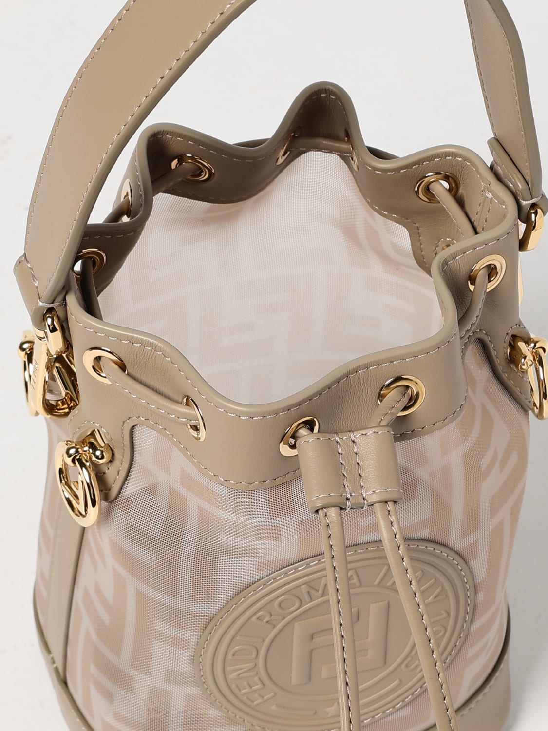 バッグ・カバンその他 FENDI Woman Mini bag Beige 8BS093AUS7 F1SN7 FENDI: Mini bag woman - Beige | Fendi mini bag 8BS093AUS7