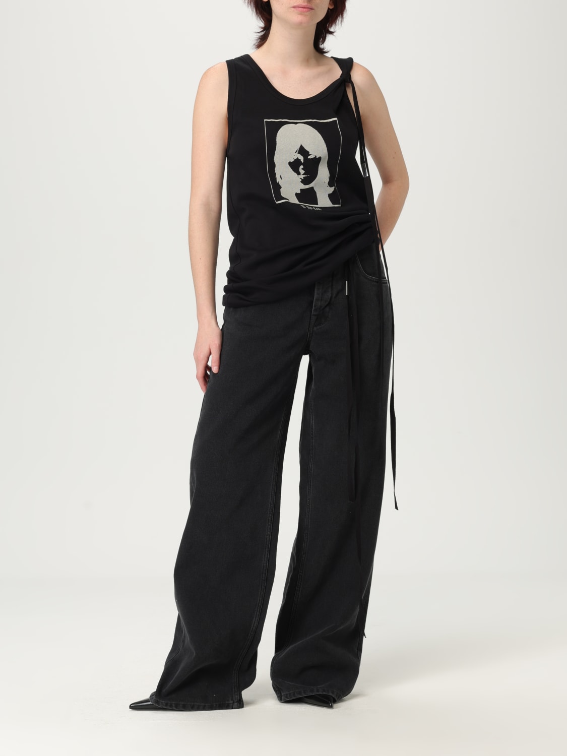 ANN DEMEULEMEESTER: Jeans woman - Grey | Ann Demeulemeester jeans