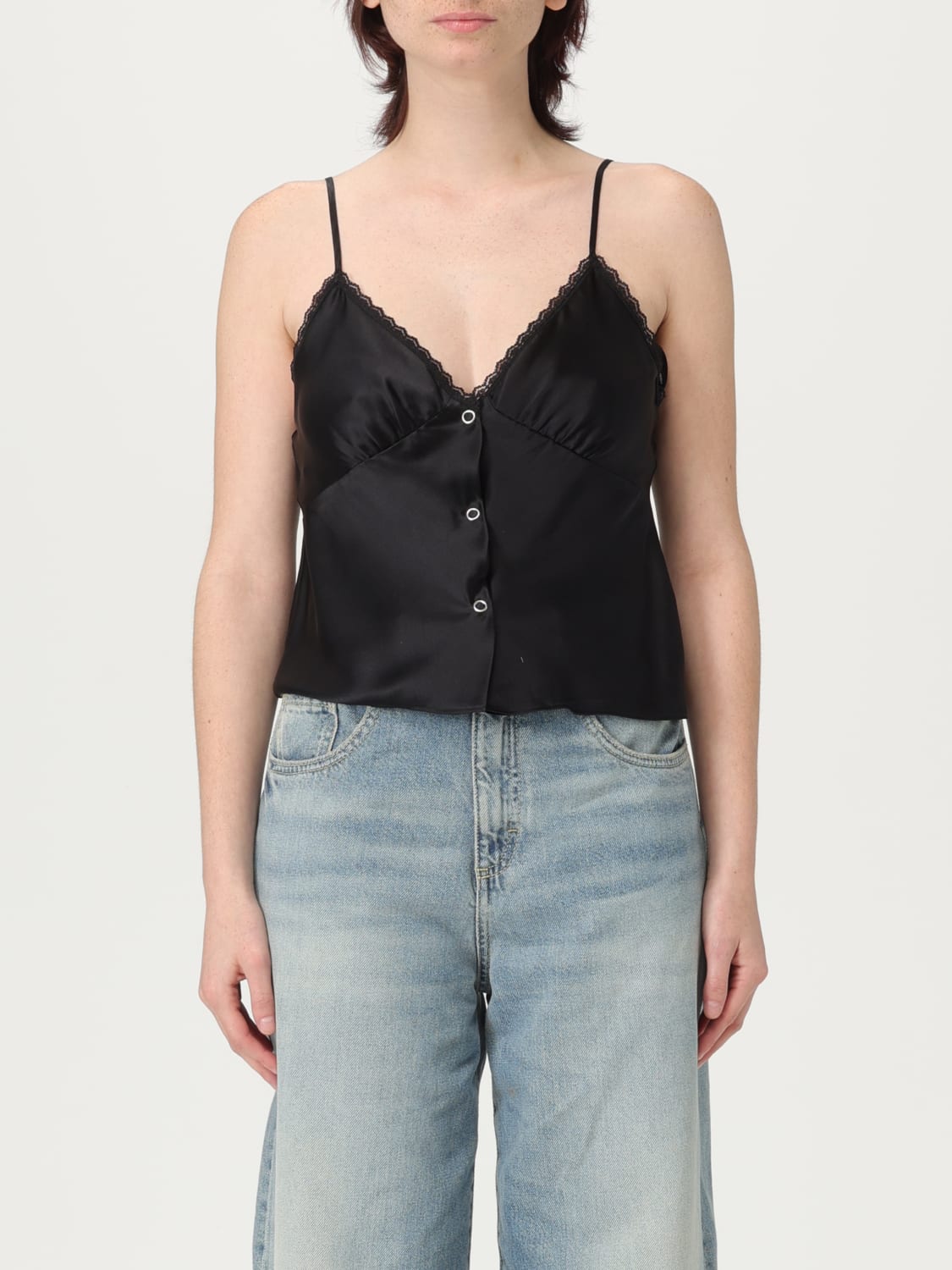 ALEXANDER WANG TOP: Top femme Alexander Wang, Noir - Img 1