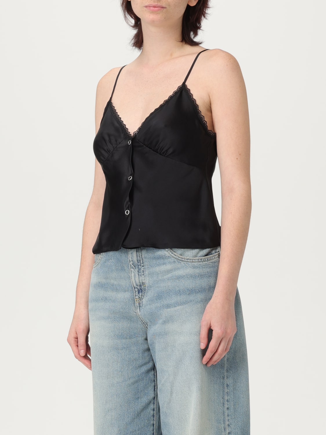 ALEXANDER WANG TOP: Top femme Alexander Wang, Noir - Img 4