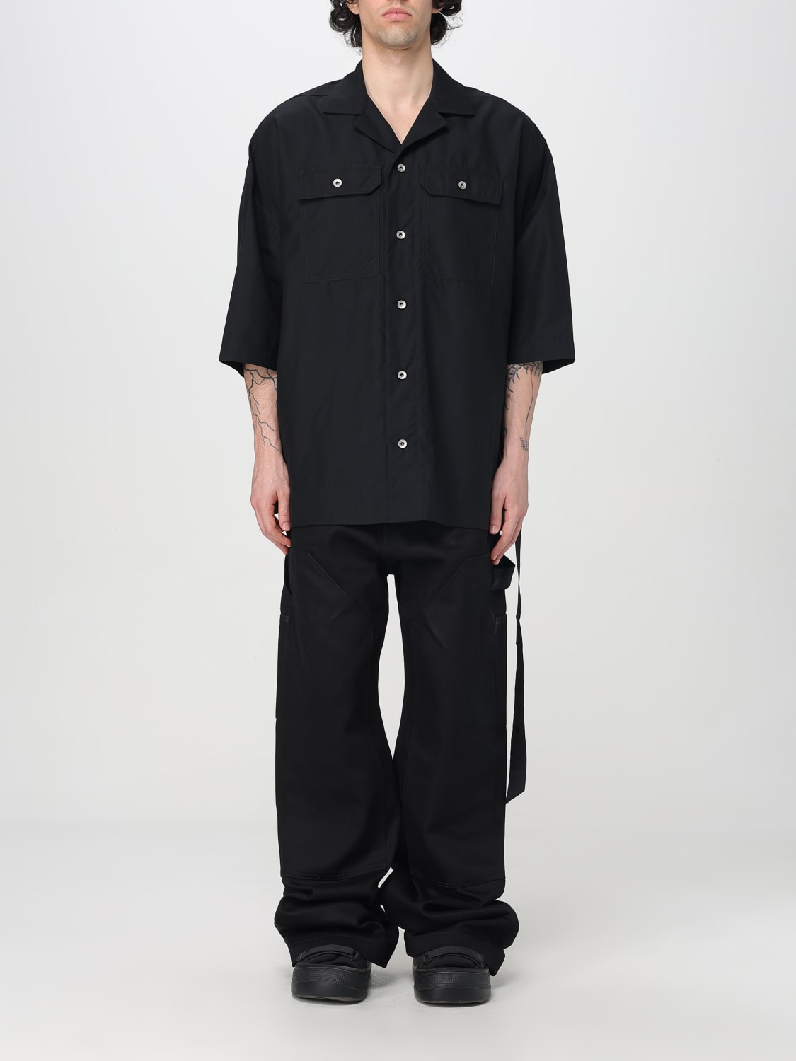 RICK OWENS DRKSHDW: Shirt men - Black | Rick Owens Drkshdw shirt