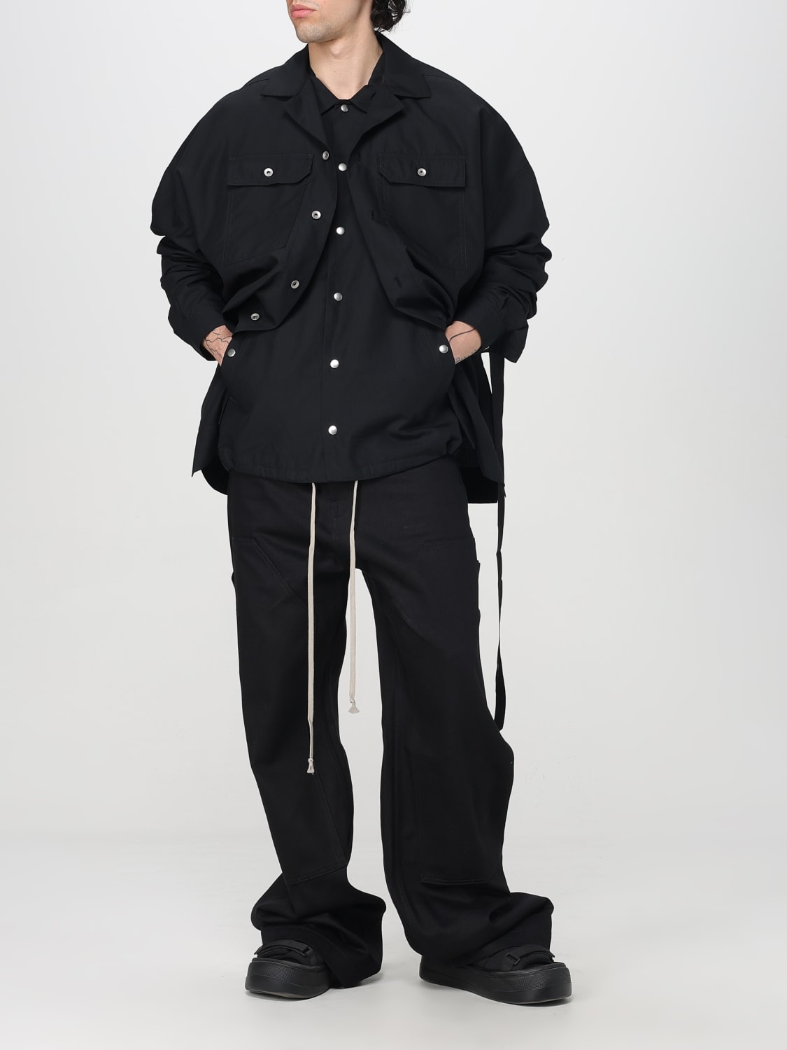 RICK OWENS DRKSHDW SHIRT: Shirt men Rick Owens Drkshdw, Black - Img 2
