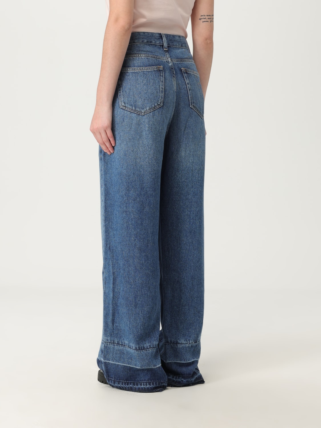 GANNI: women's jeans - Blue | Ganni jeans J1706 online at