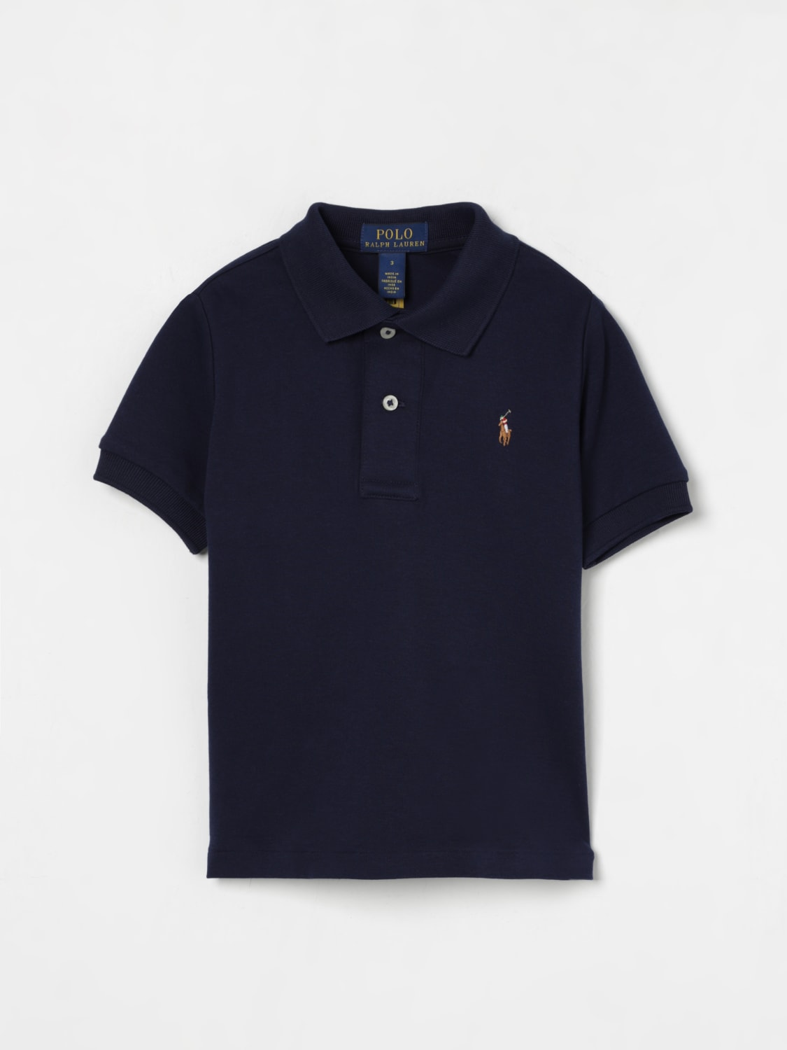 POLO RALPH LAUREN POLO: Camiseta niños Polo Ralph Lauren, Azul Oscuro - Img 1