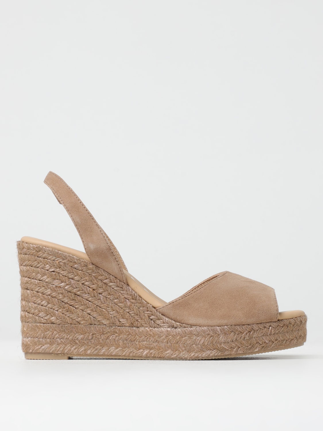 MANEBI ESPADRILLAS: Espadrillas con zeppa Manebi in camoscio , Grigio - Img 1