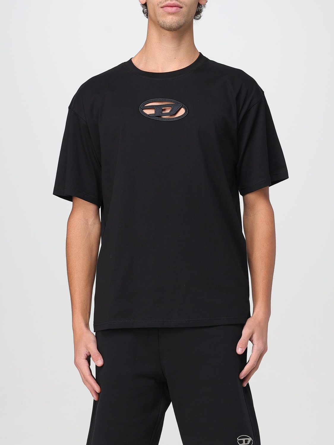 DIESEL T-SHIRT: T-shirt men Diesel, Black - Img 1