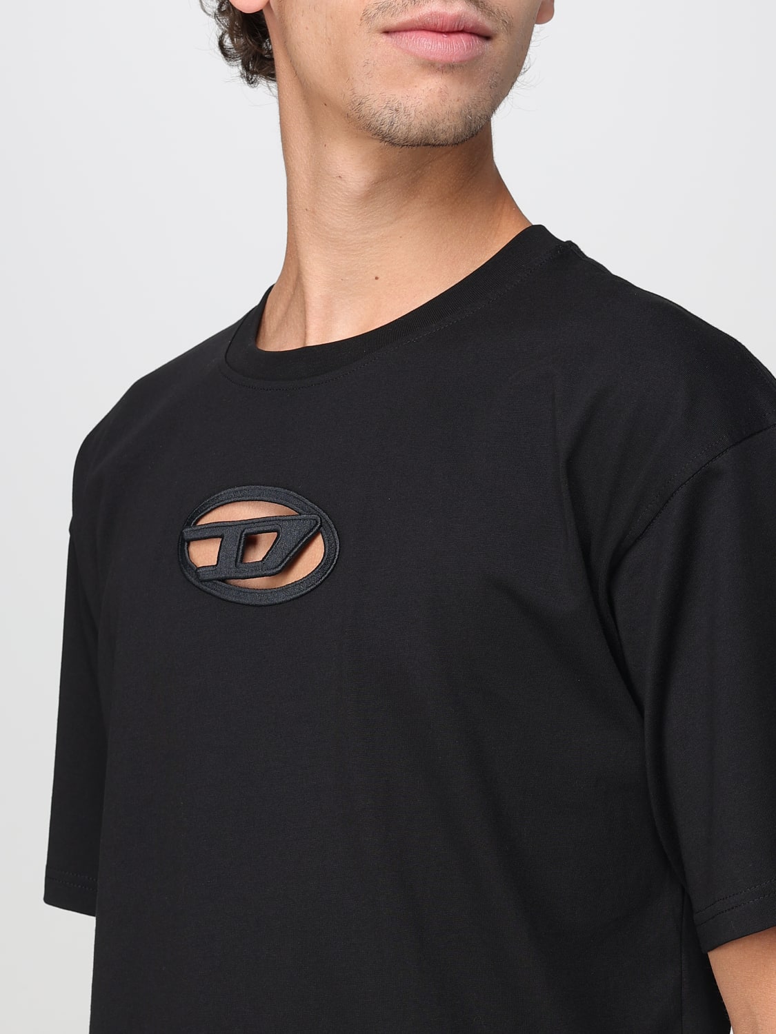DIESEL T-SHIRT: T-shirt men Diesel, Black - Img 4