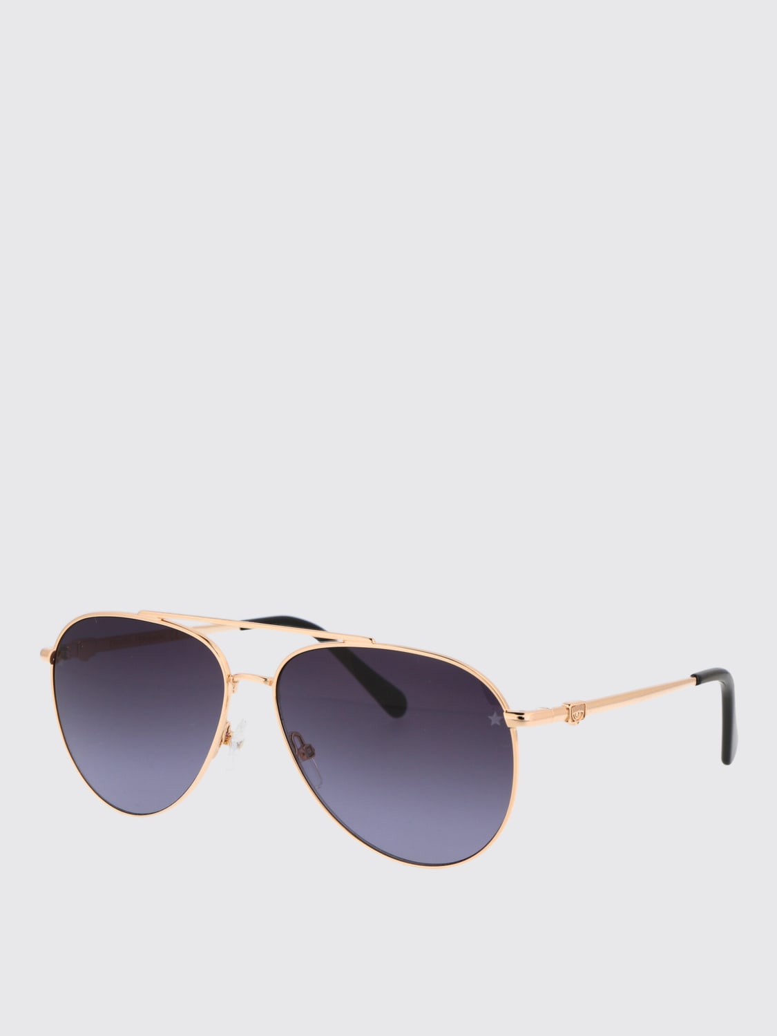 CHIARA FERRAGNI SUNGLASSES: Sunglasses woman Chiara Ferragni, Gold - Img 1